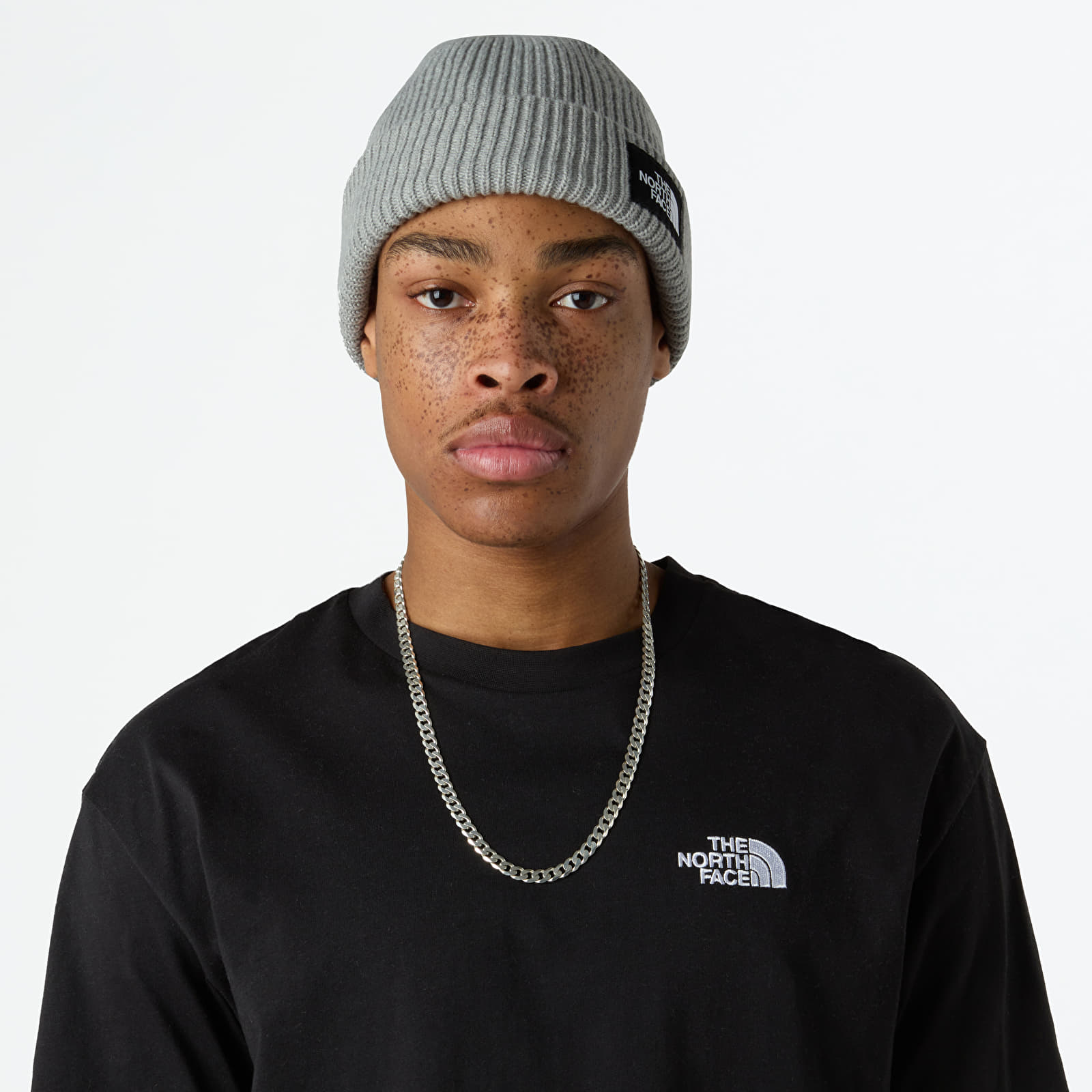 Mützen The North Face Salty Lined Beanie TNF Light Grey