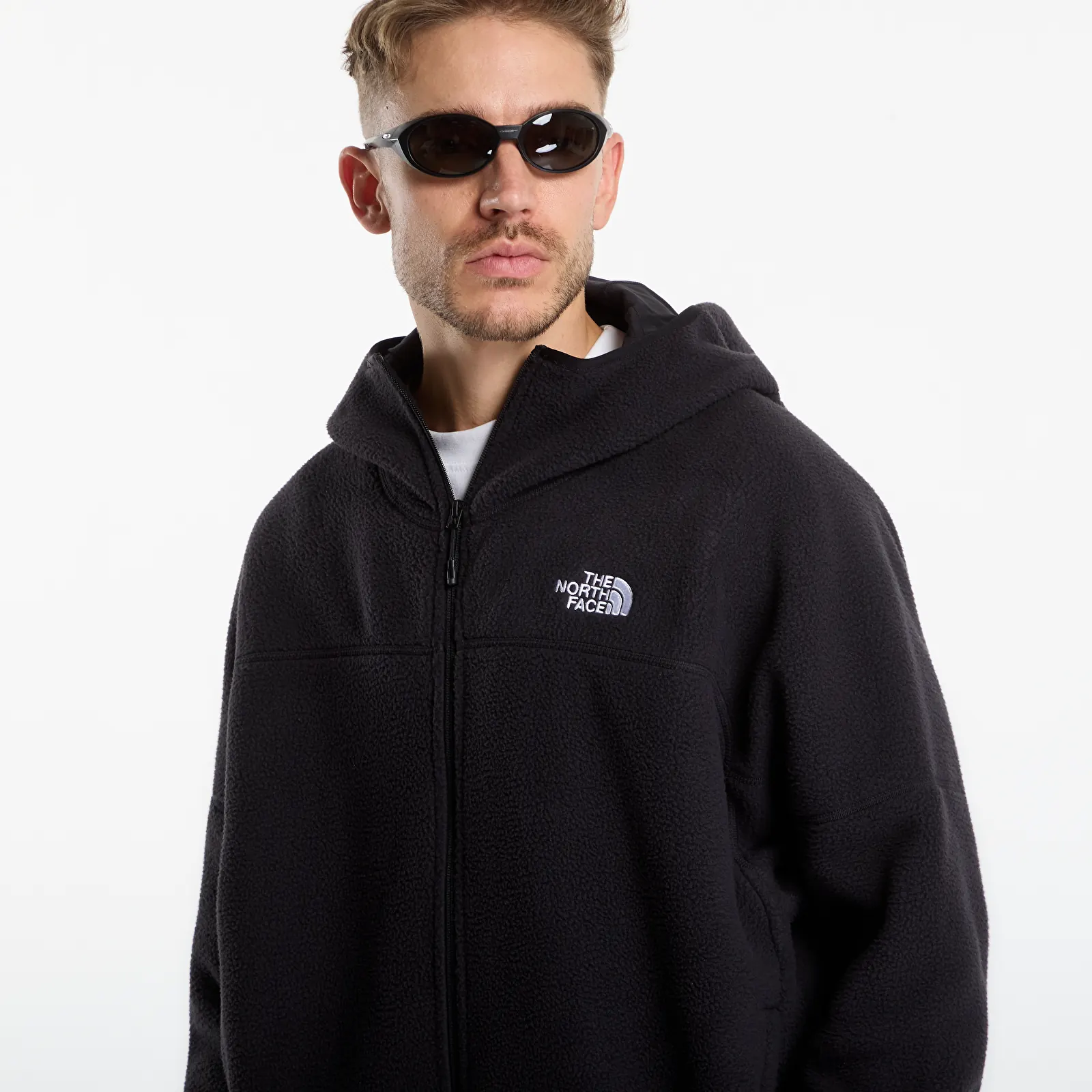 Sweats à capuche homme The North Face NSE Full Zip Mask Fleece TNF Black