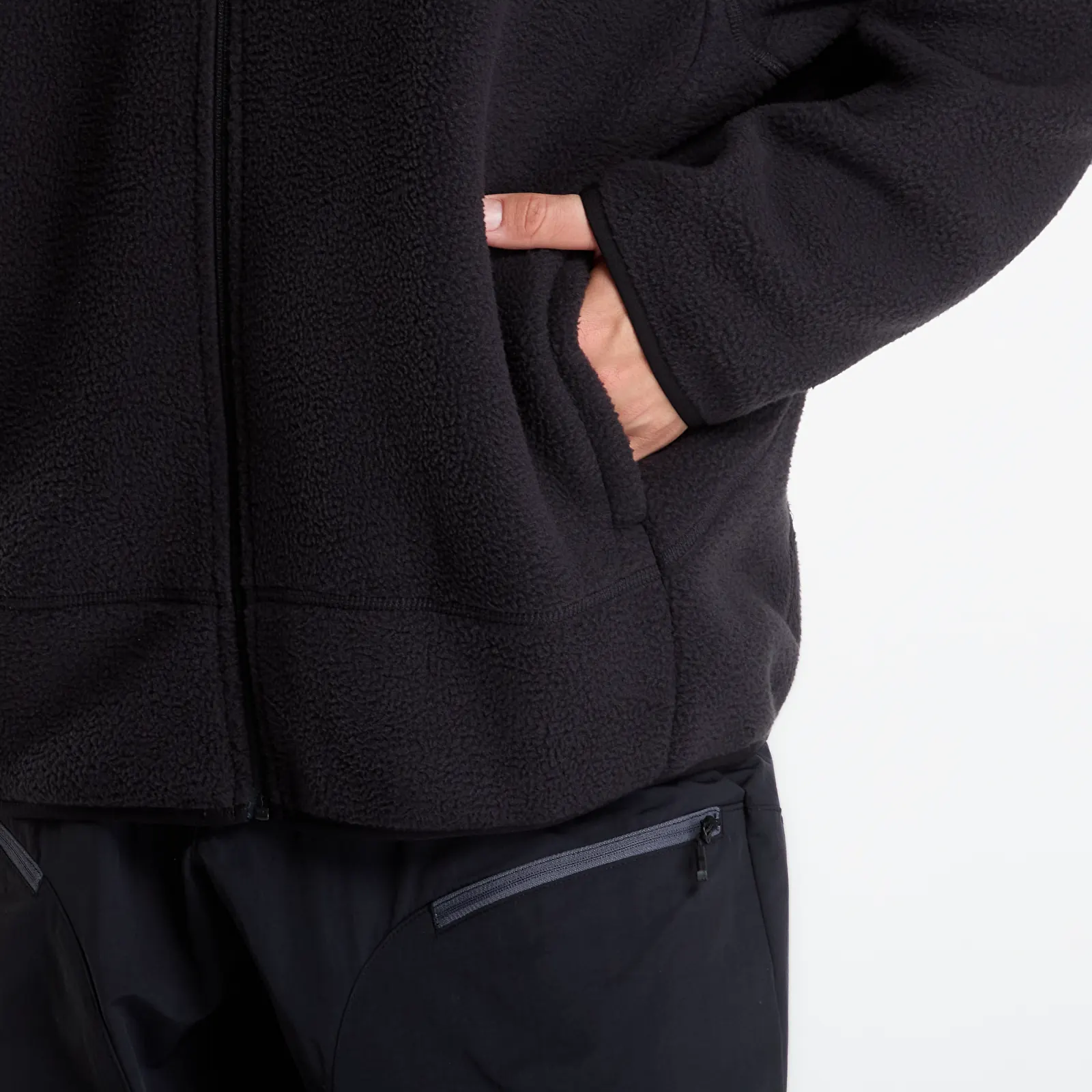 Sweats à capuche homme The North Face NSE Full Zip Mask Fleece TNF Black