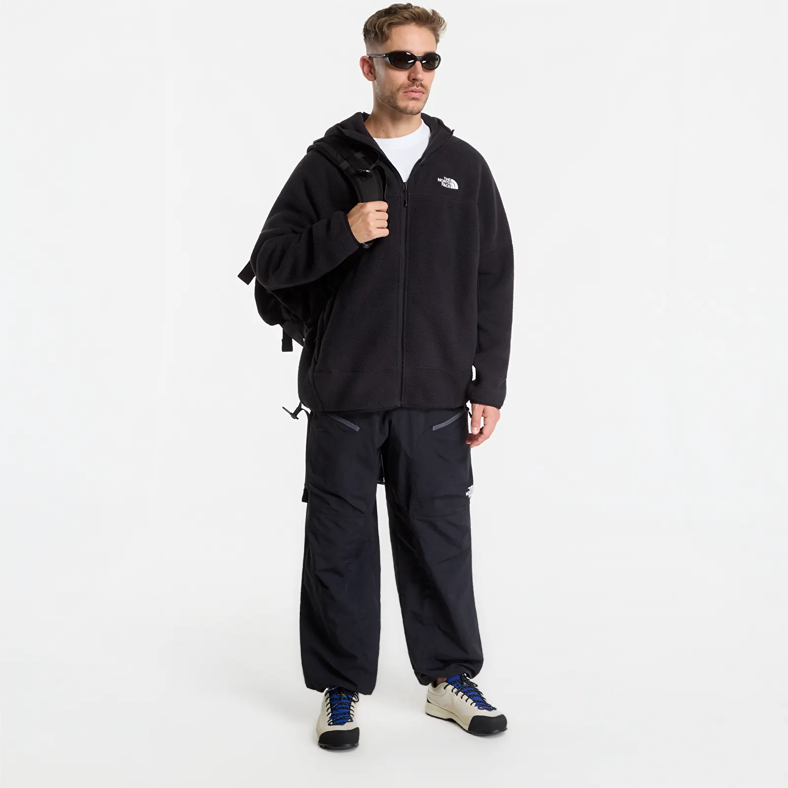 Sweats à capuche homme The North Face NSE Full Zip Mask Fleece TNF Black