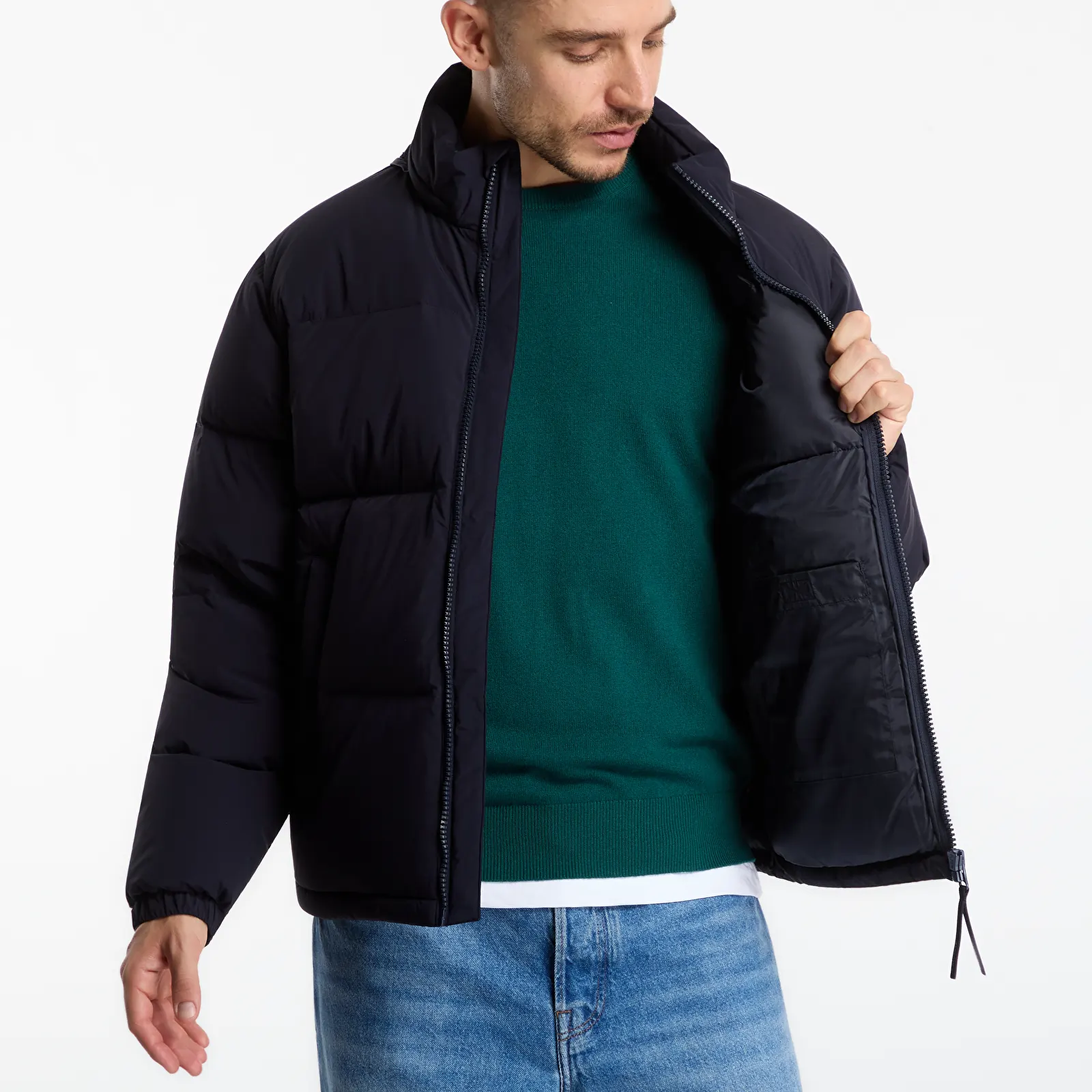 Pánské bundy Lacoste Puffer Jackets Abysm