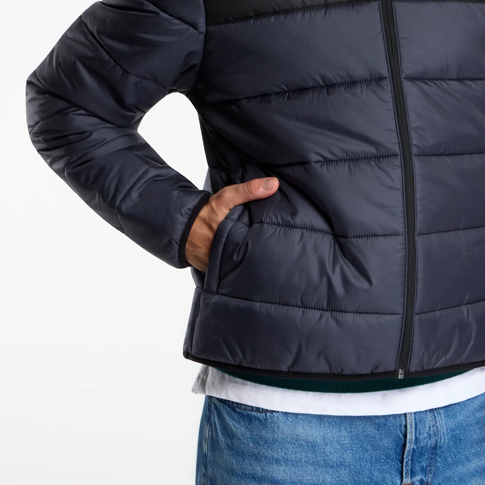 Vestes pour hommes Lacoste Puffer Jackets Black/Graphite