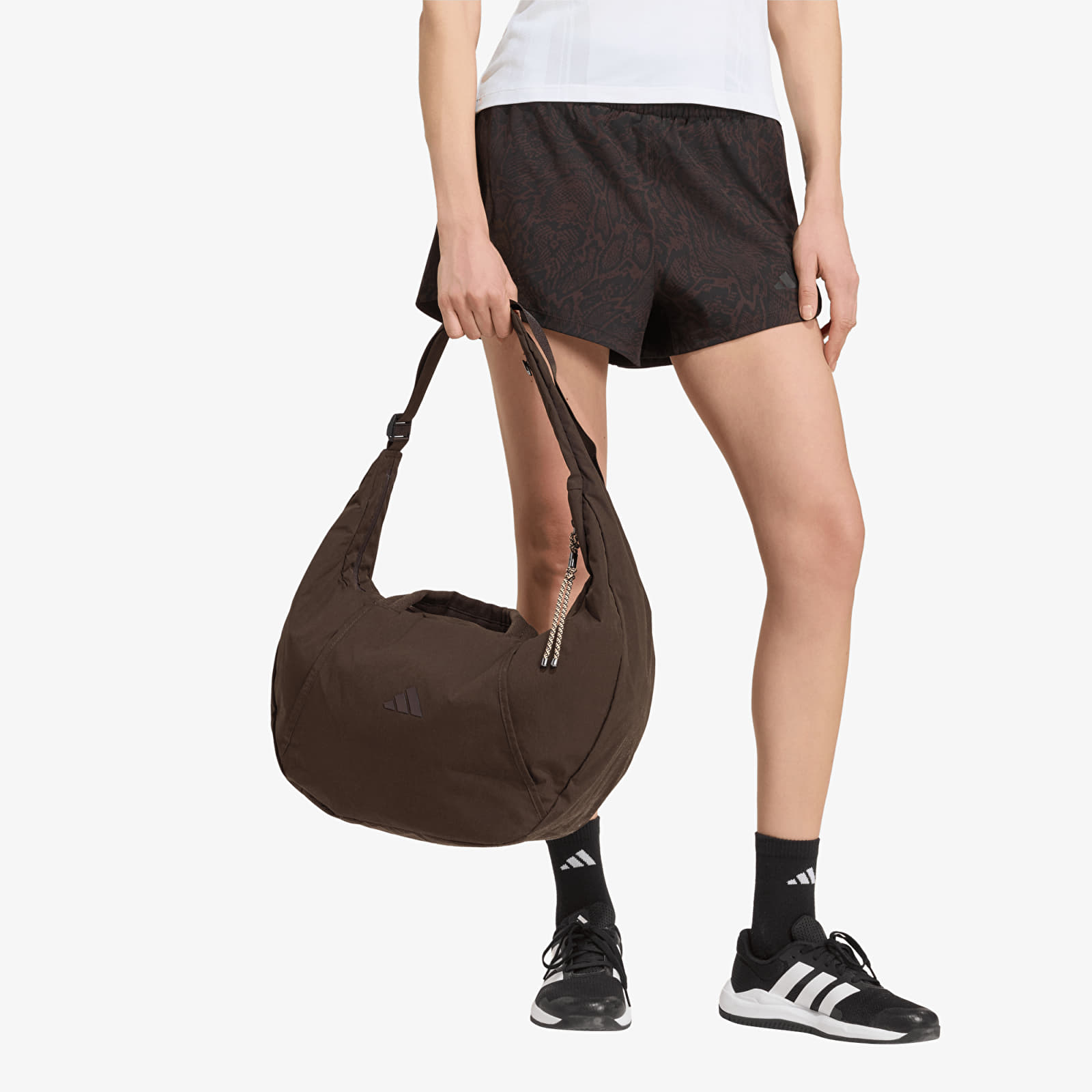 Crossbody bags adidas Motion Croissant Bag Large Aurora Coffee/ Aurora Coffee