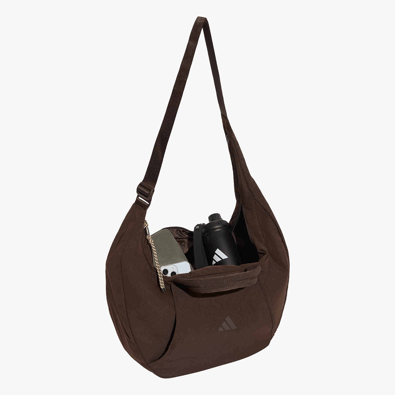 Crossbody bags adidas Motion Croissant Bag Large Aurora Coffee/ Aurora Coffee