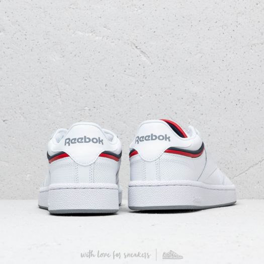 Men s shoes Reebok Club C 85 Mu White Navy Red Shadow Footshop