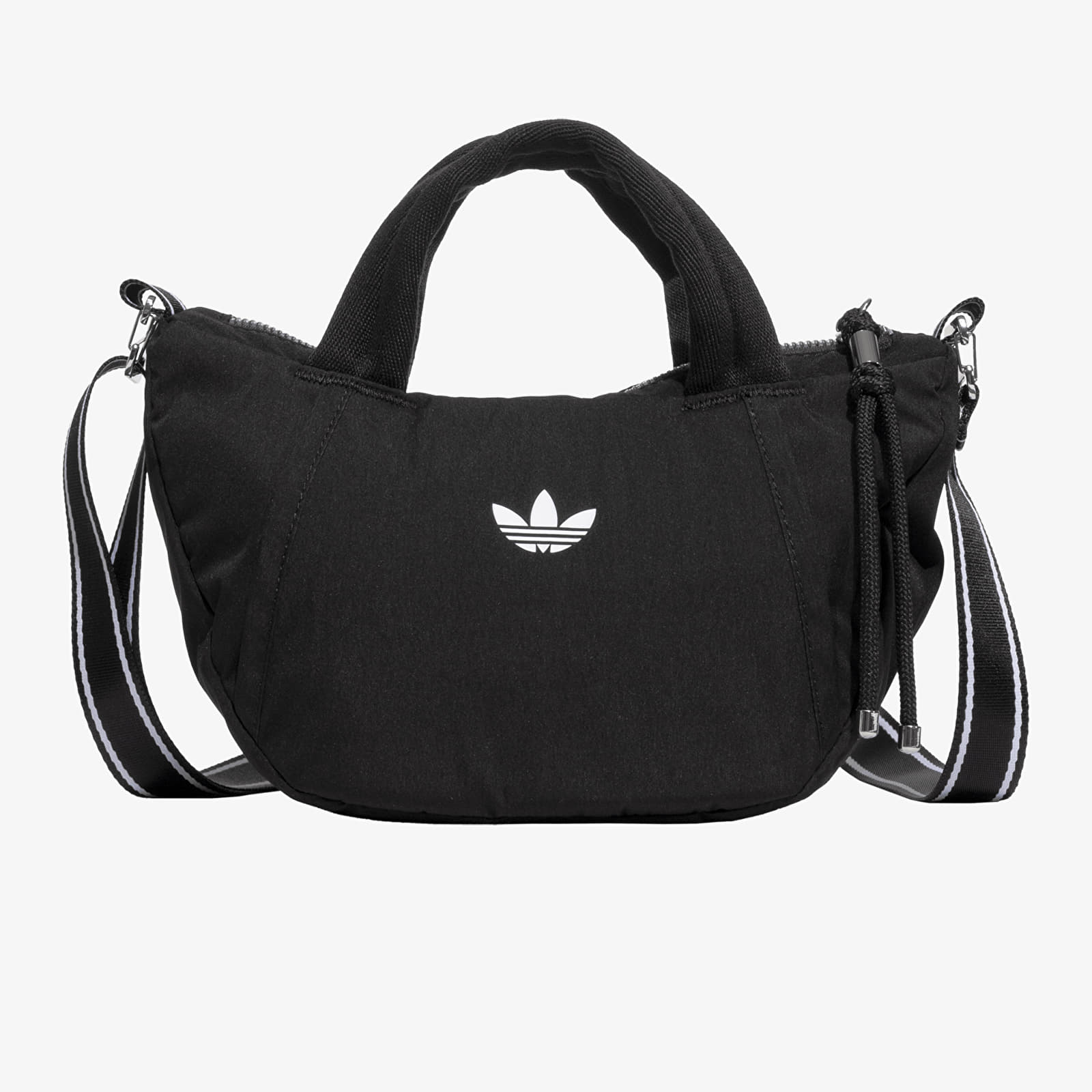 Crossbody táskák adidas OG Sport Croissant Bag Extra Small Black/ White/ Silver Met.