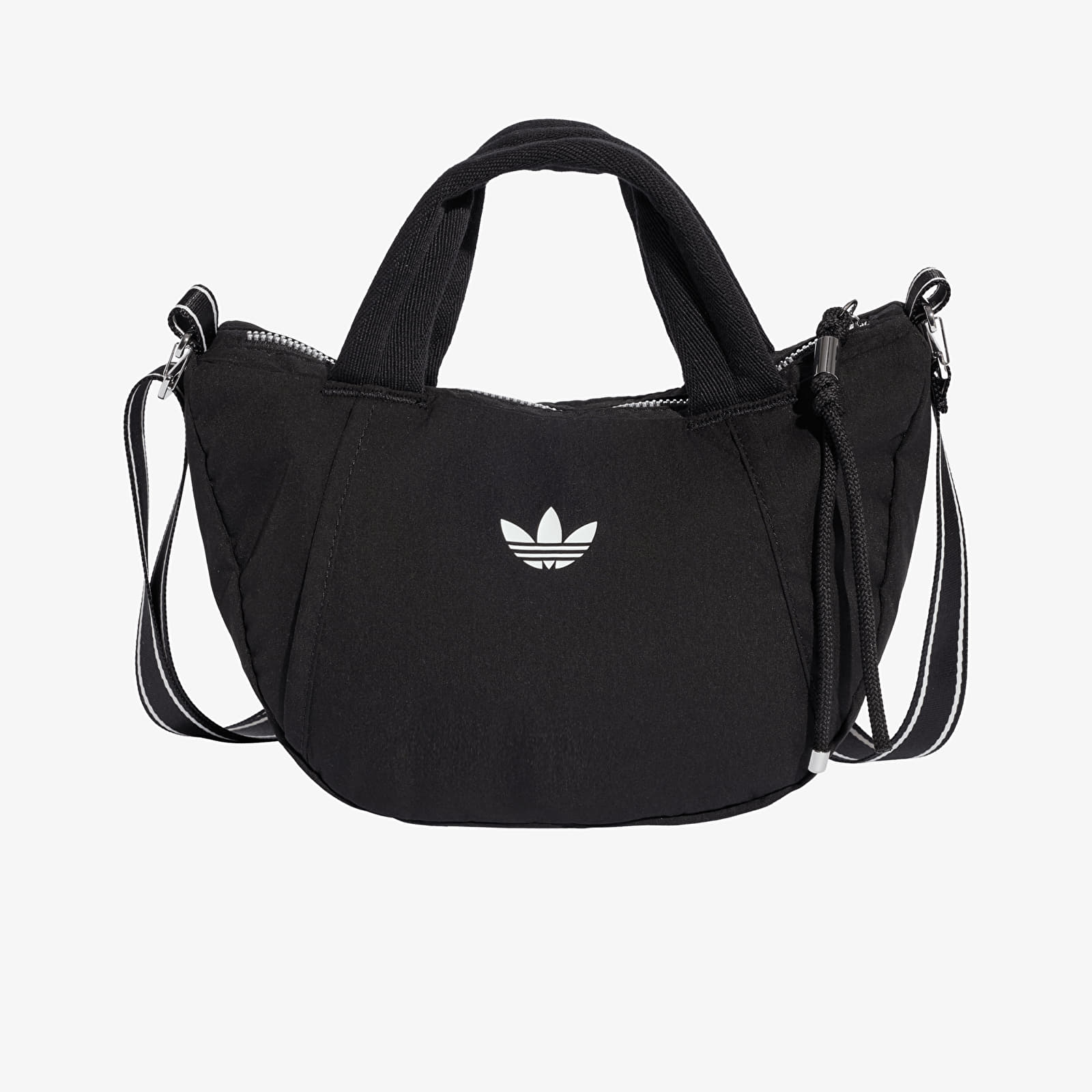 Crossbody táskák adidas OG Sport Croissant Bag Extra Small Black/ White/ Silver Met.