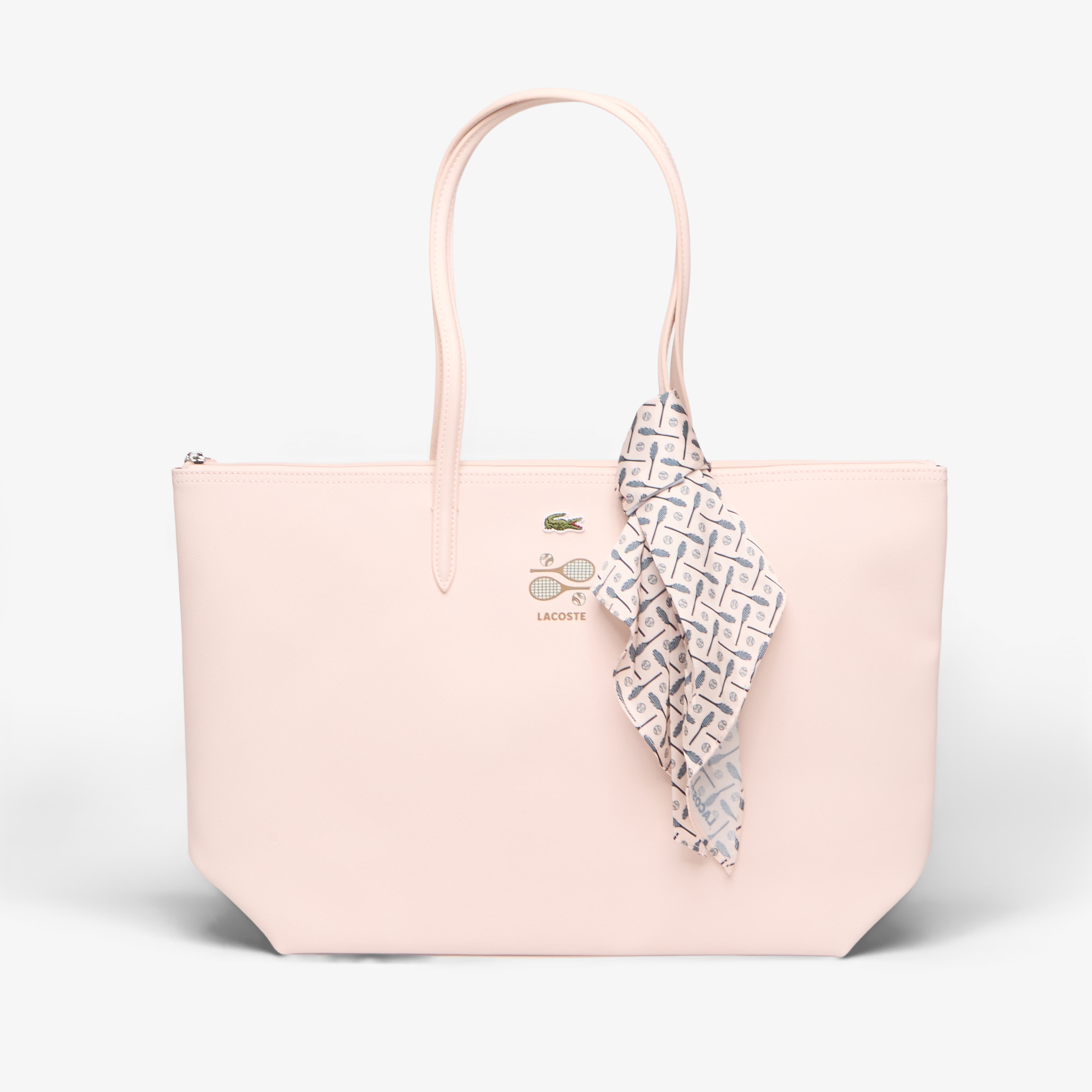 Чанта Lacoste Shopping Bag White/Eclipse Blue-Grape Universal