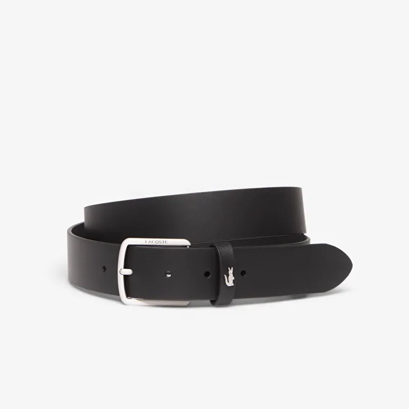Belt Lacoste Raw Edges Stitched Belt Without Color