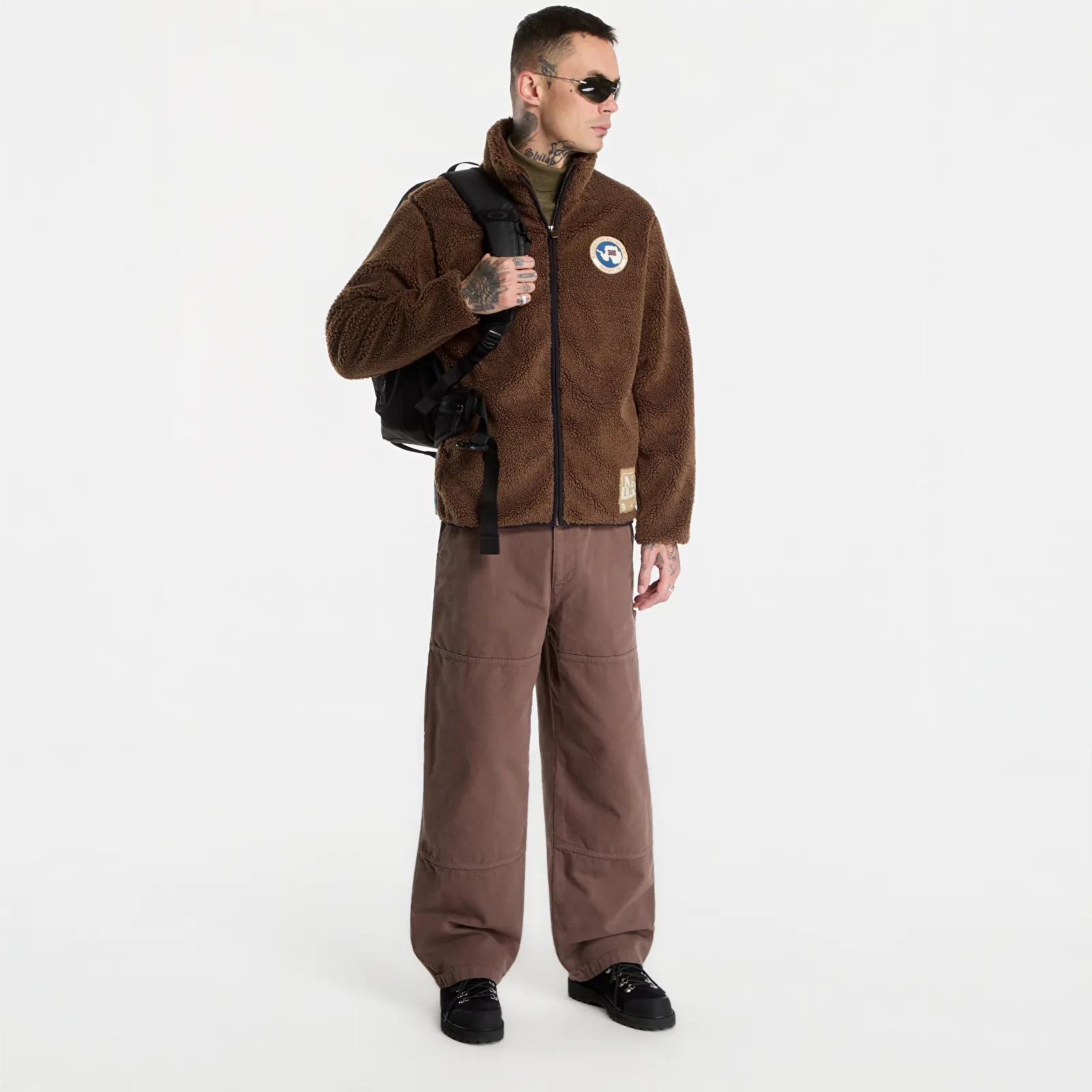 Sweatjacken und Sweatshirts Napapijri T-Archive Fleece Full-Zip Demitasse