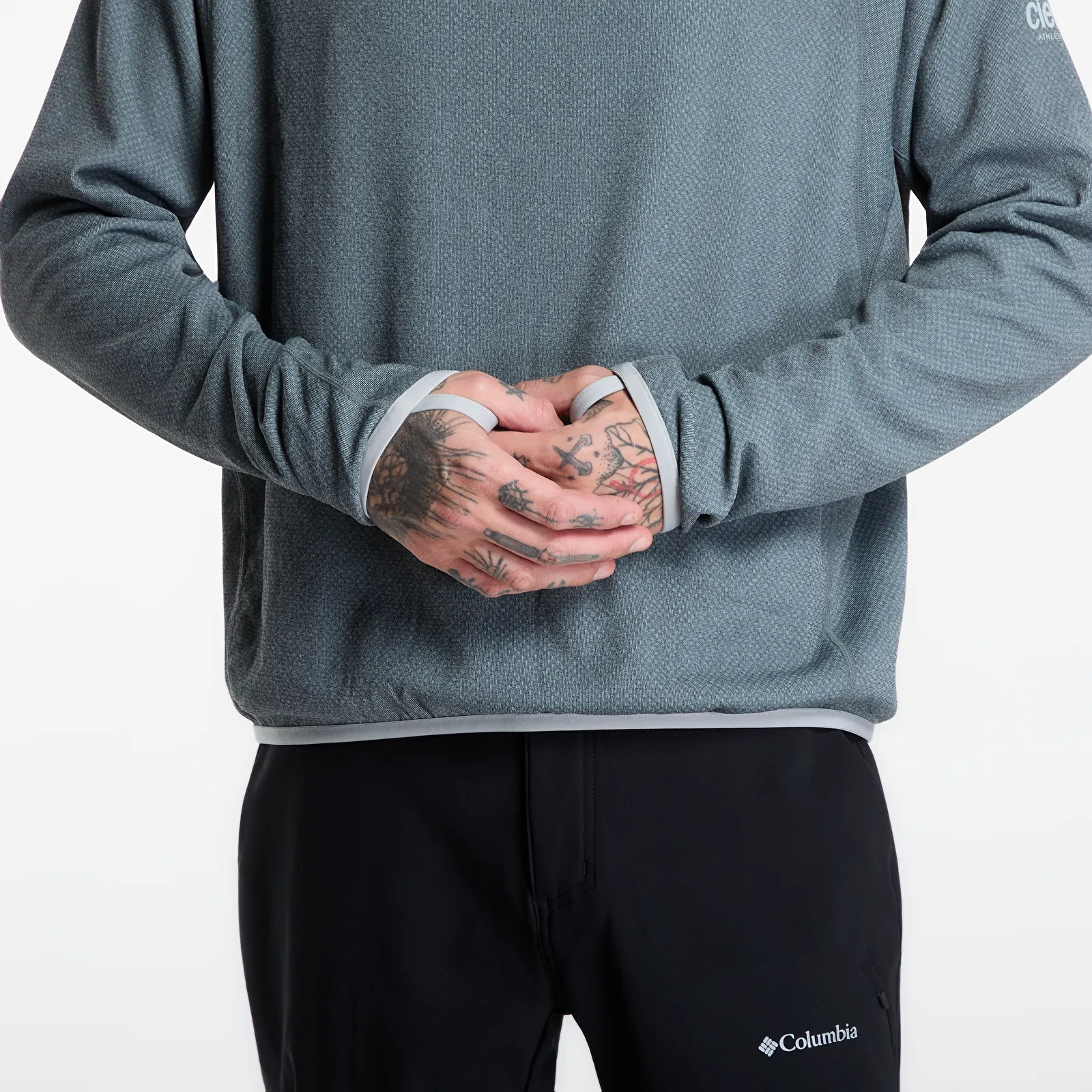 Majice T-shirt Ciele Athletics M IBT Longsleeve 2 Quarry