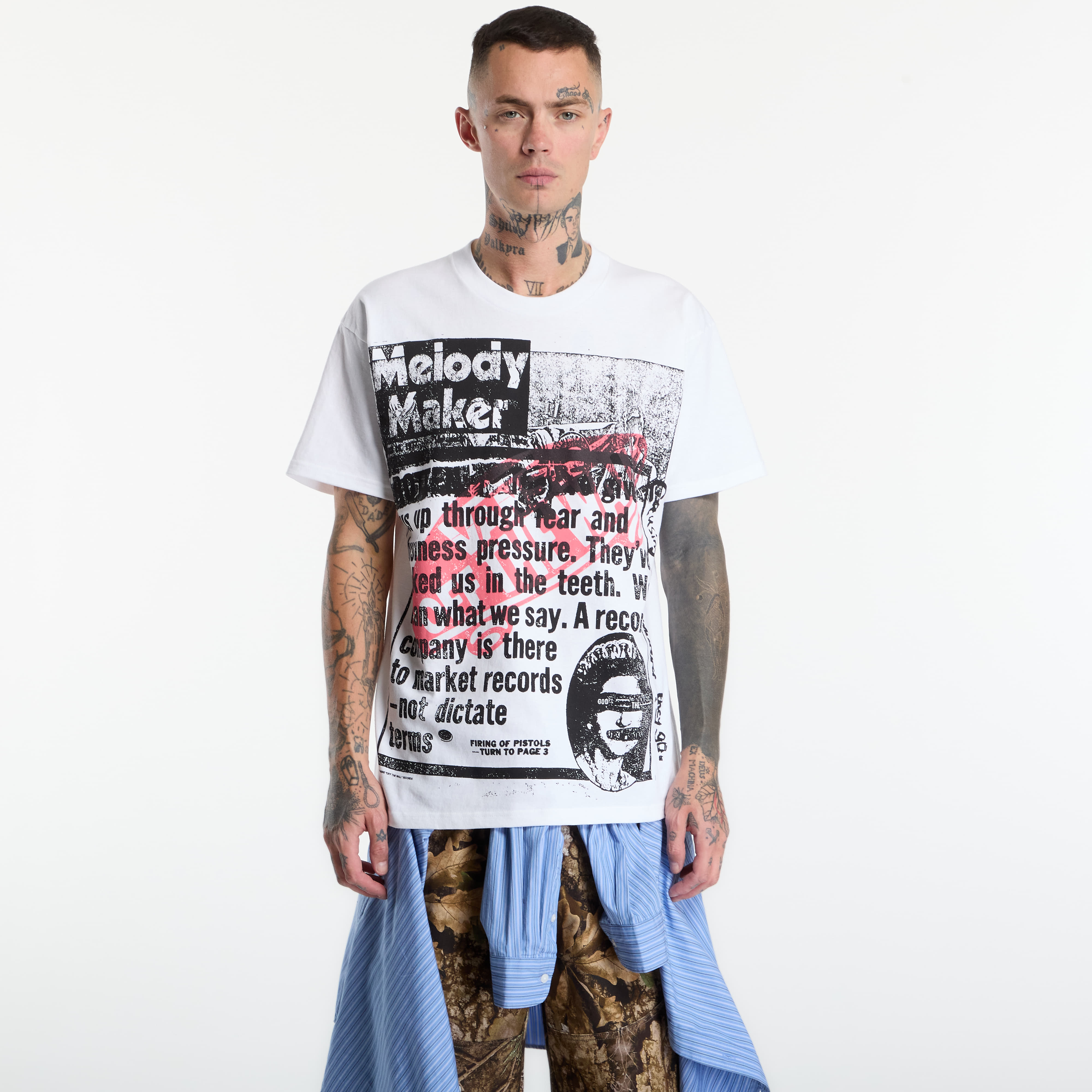 Tricou Vans Sex Pistols Read All About It SS Tee White XXL
