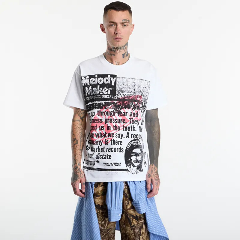 Vans Sex Pistols Read All About It SS Tee White