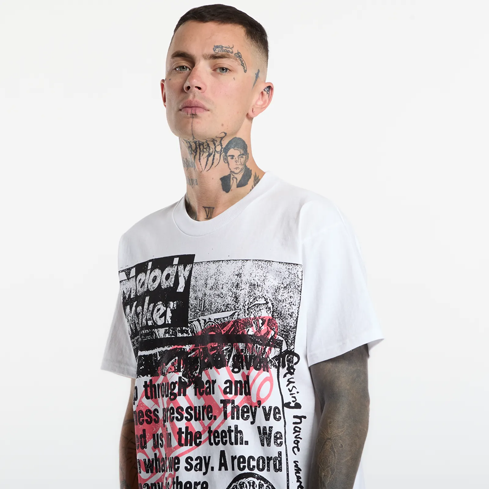 T-shirts  Vans Sex Pistols Read All About It SS Tee White