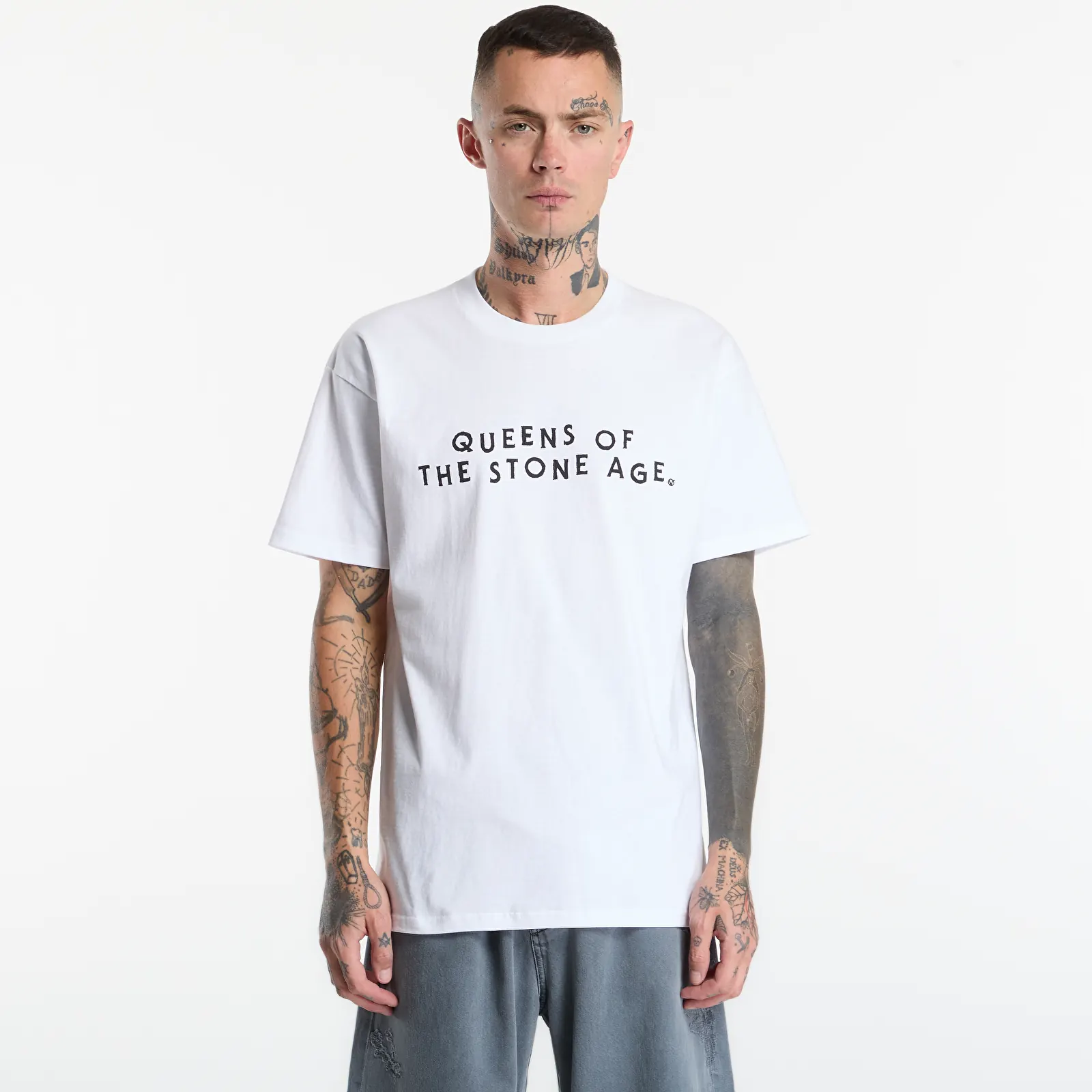 Marškinėliai Vans Queens of the Stone Age SS Tee White