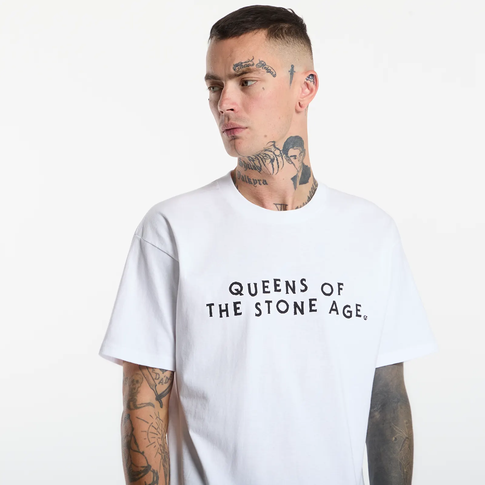 Marškinėliai Vans Queens of the Stone Age SS Tee White