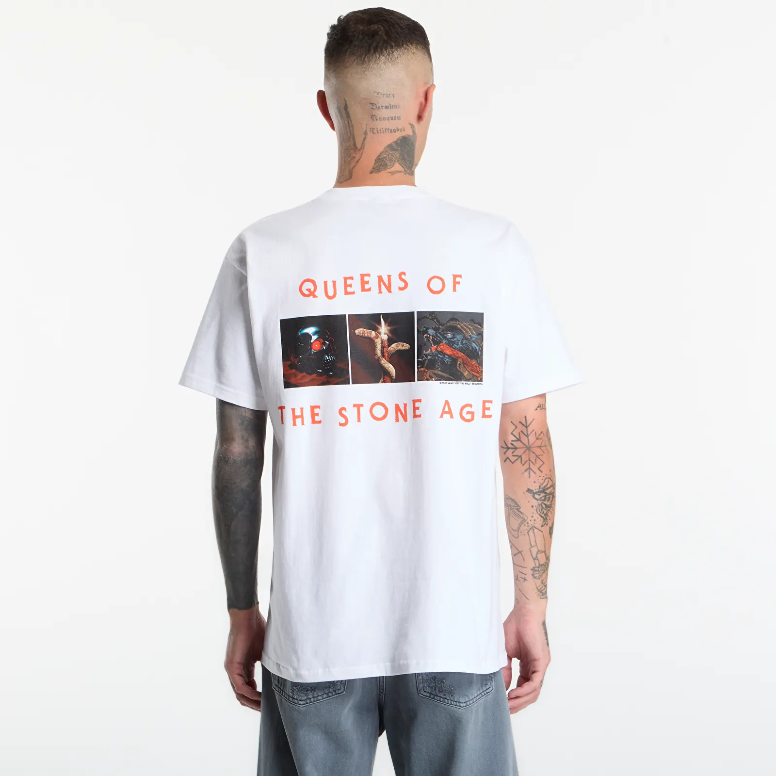 Marškinėliai Vans Queens of the Stone Age SS Tee White