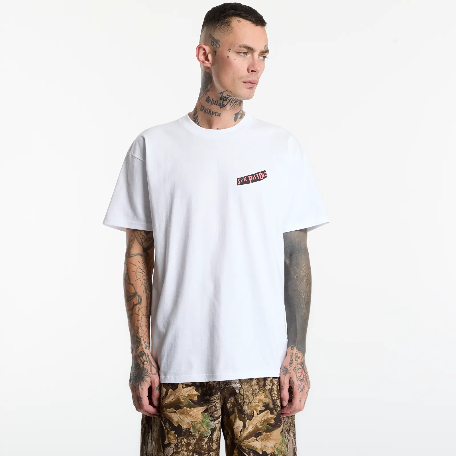 Футболки Vans Sex Pistols Run Wild on the Green SS Tee White