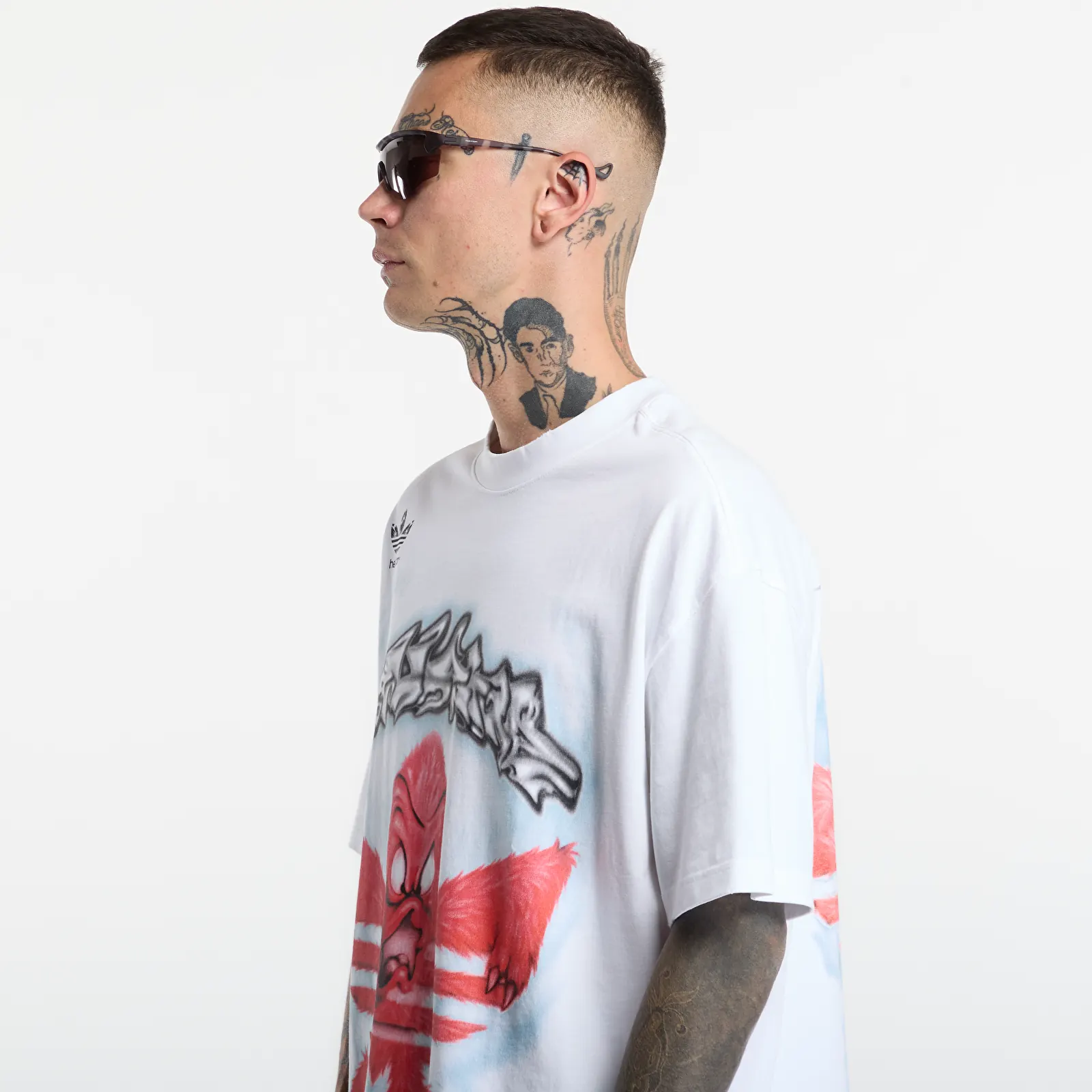 T-shirts  adidas x Hellstar Graphic T-Shirt UNISEX White