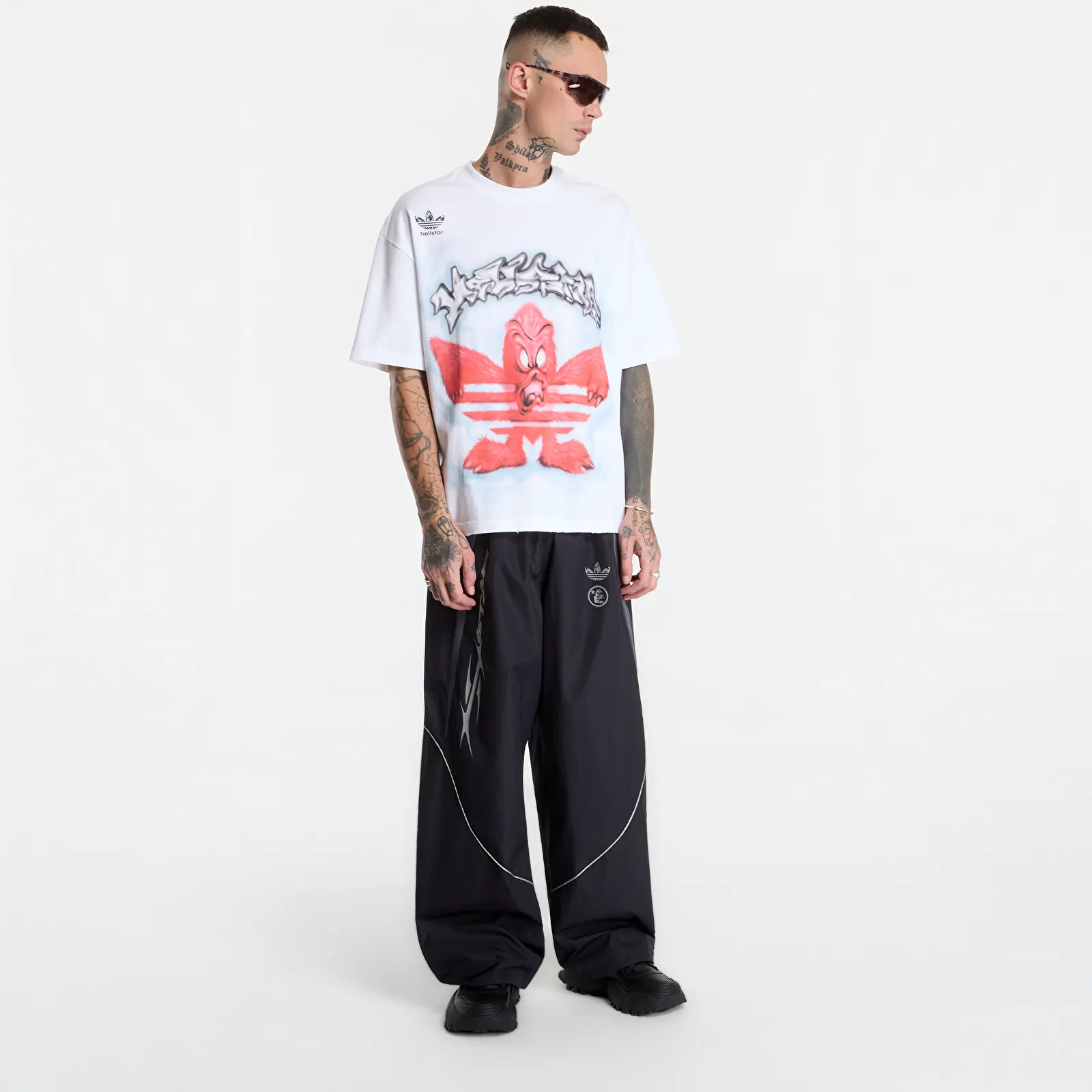 T-shirts  adidas x Hellstar Graphic T-Shirt UNISEX White