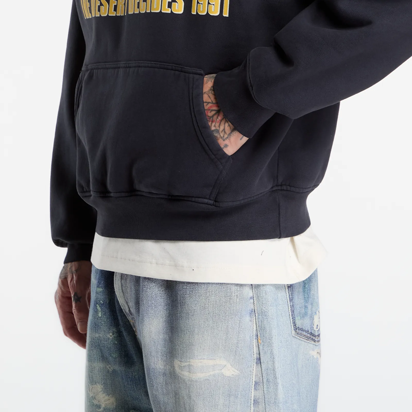 Hoodies and sweatshirts  Rhude The Desert Decides Hoodie Vintage Black/ Red/ Multi
