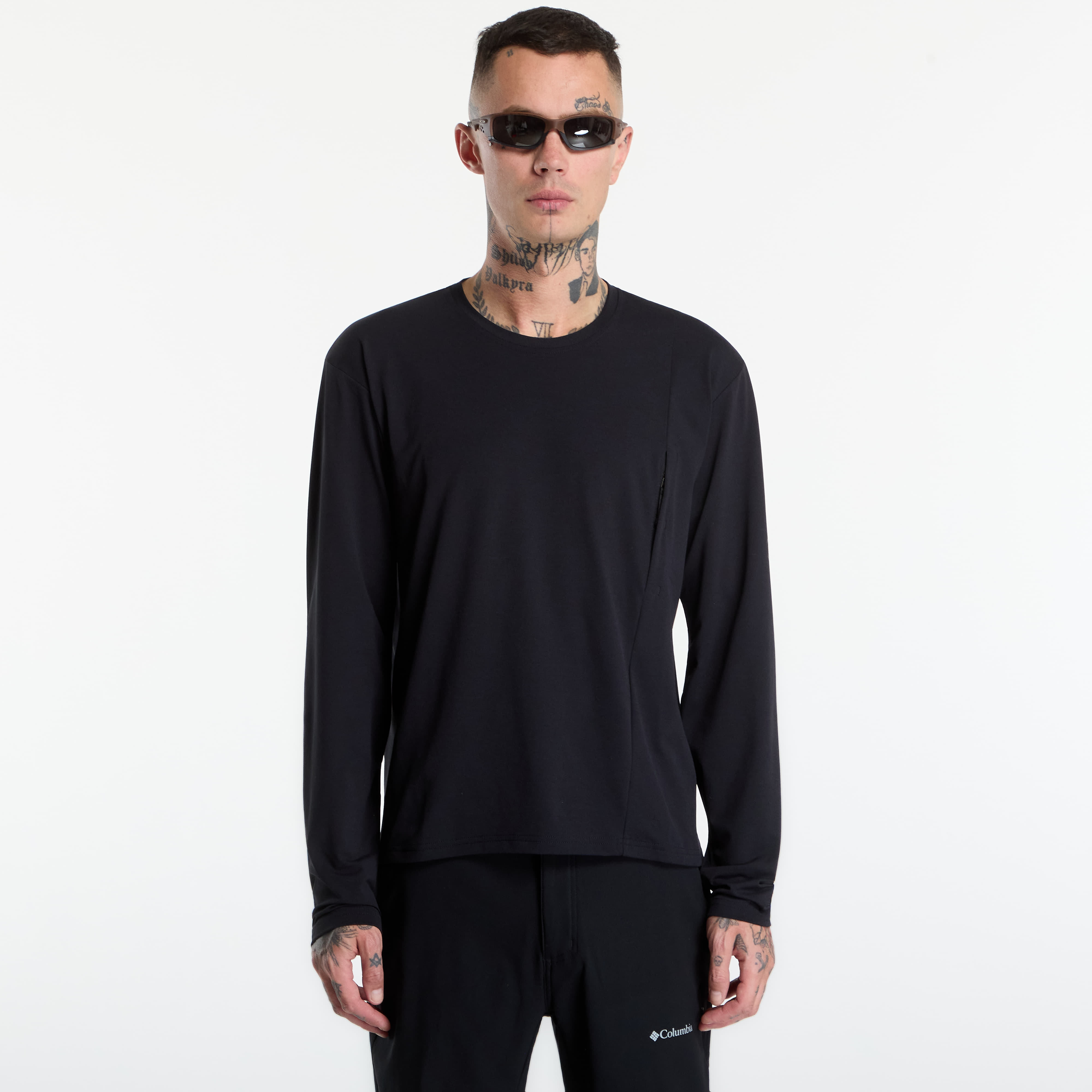 Тениска Poutnik by Tilak Shiva Top Long Sleeve Black L
