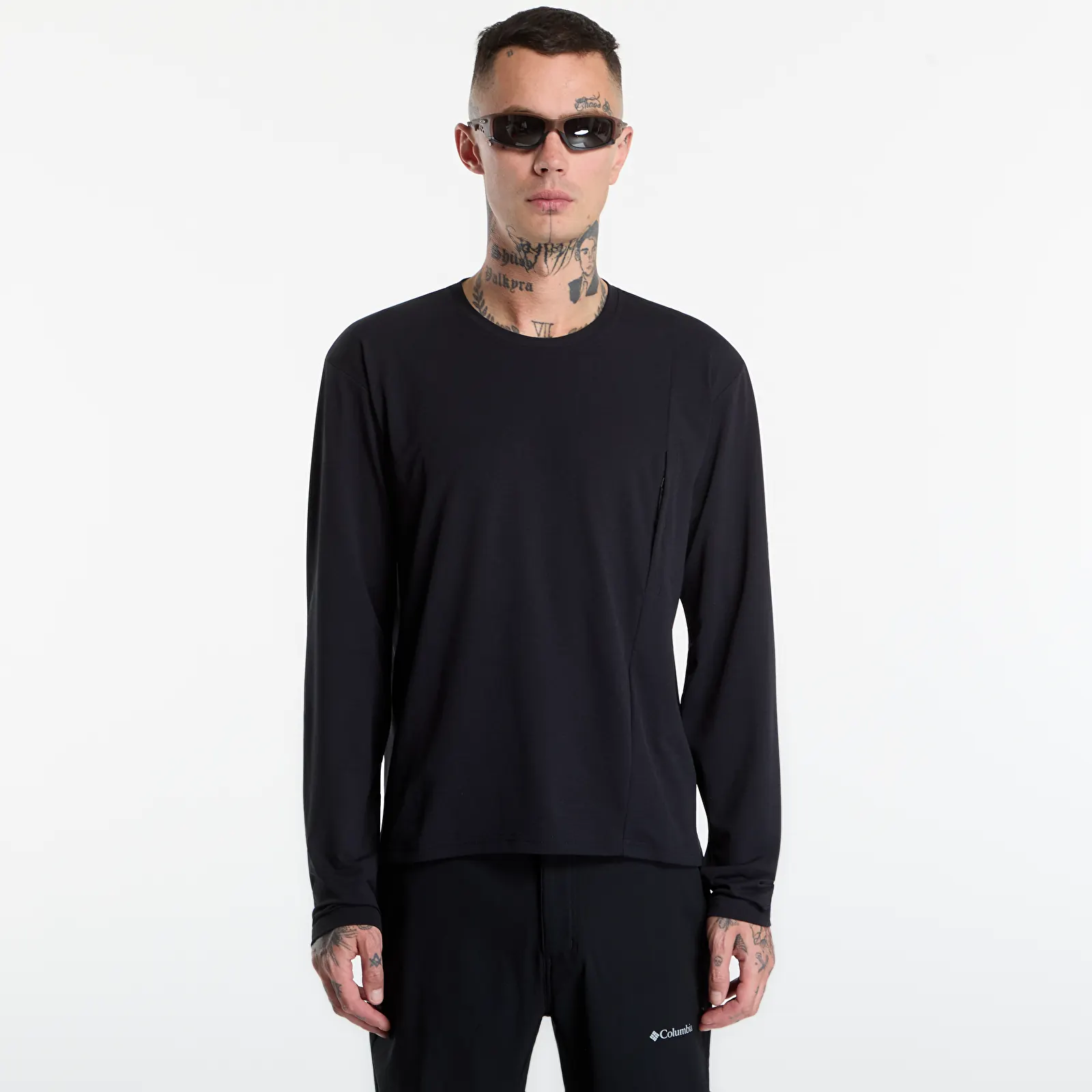 T-shirts Poutnik by Tilak Shiva Top Long Sleeve Black
