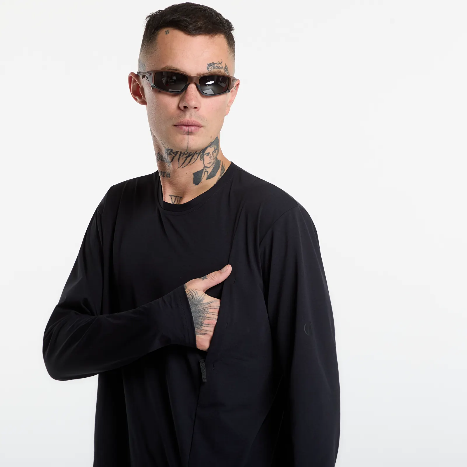 T-shirts Poutnik by Tilak Shiva Top Long Sleeve Black