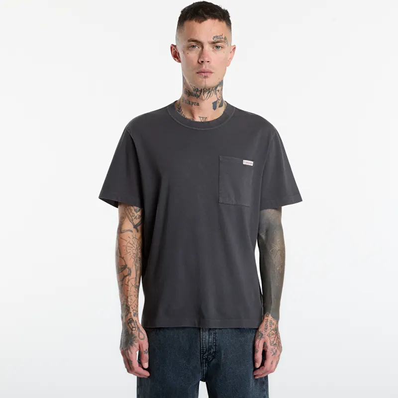 Póló Calvin Klein Jeans Ss Ez 20s Gmtdye Coi Grey
