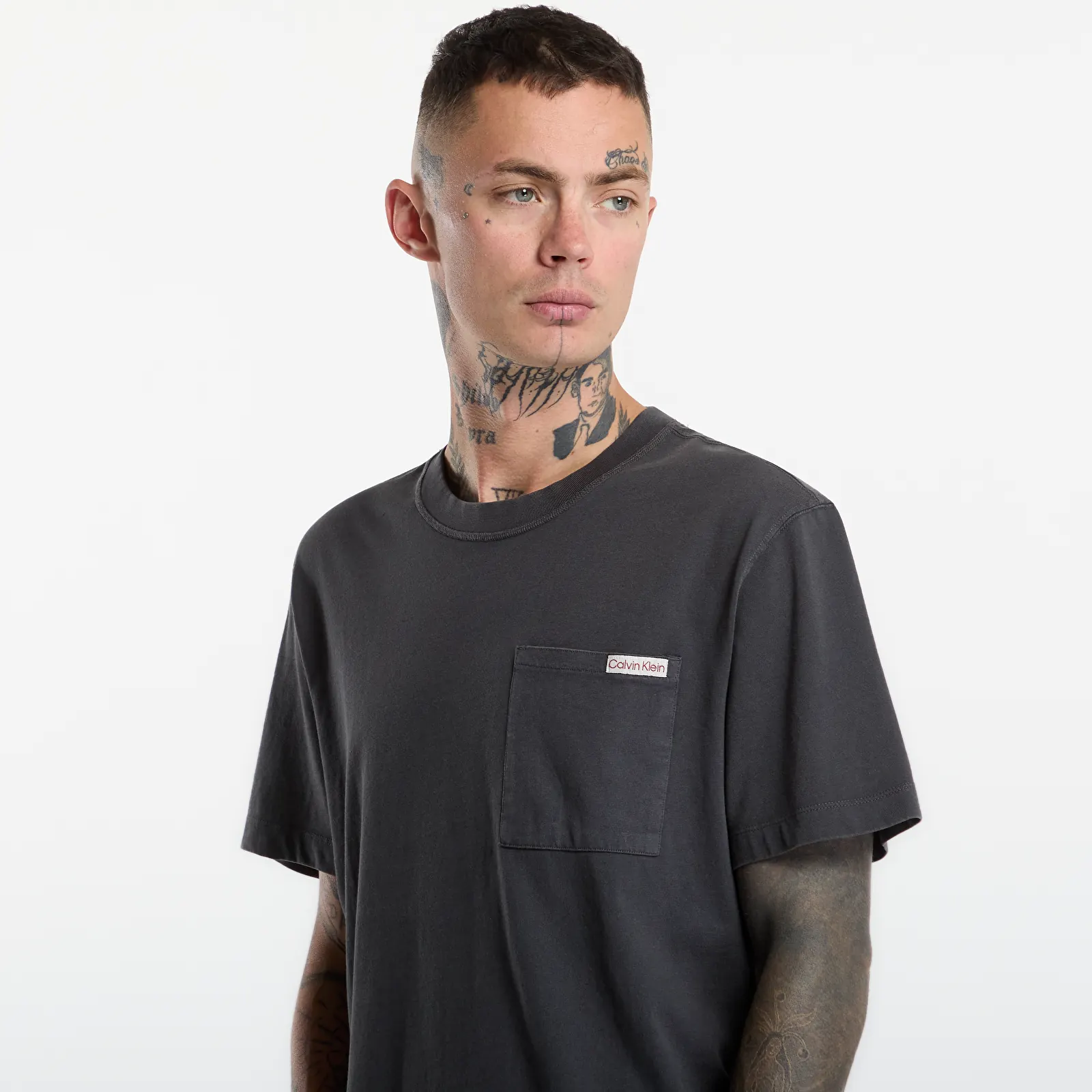 Marškinėliai Calvin Klein Jeans Ss Ez 20s Gmtdye Coi Grey