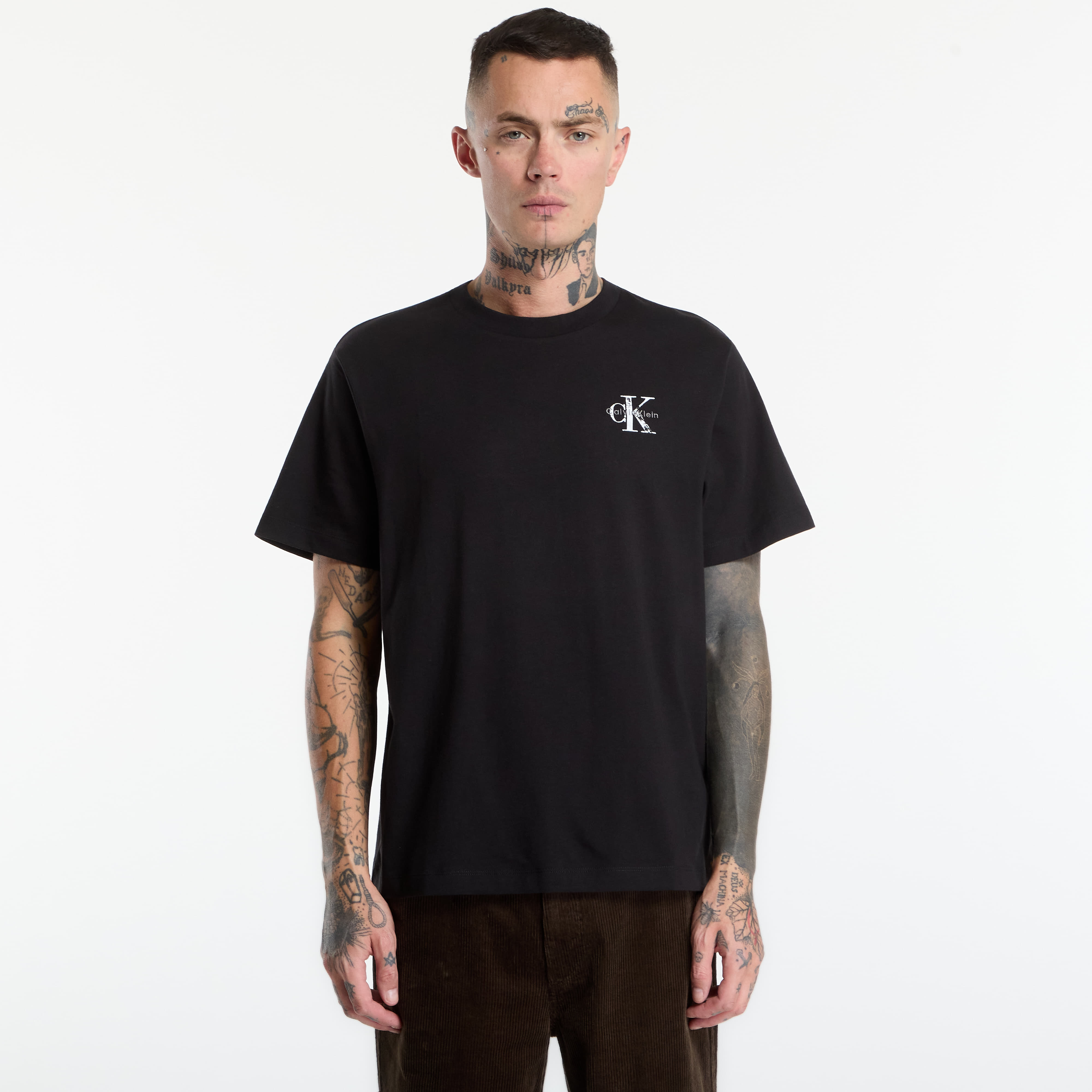 Тениска Calvin Klein Jeans Ss Ez 20s Distress M Black XL