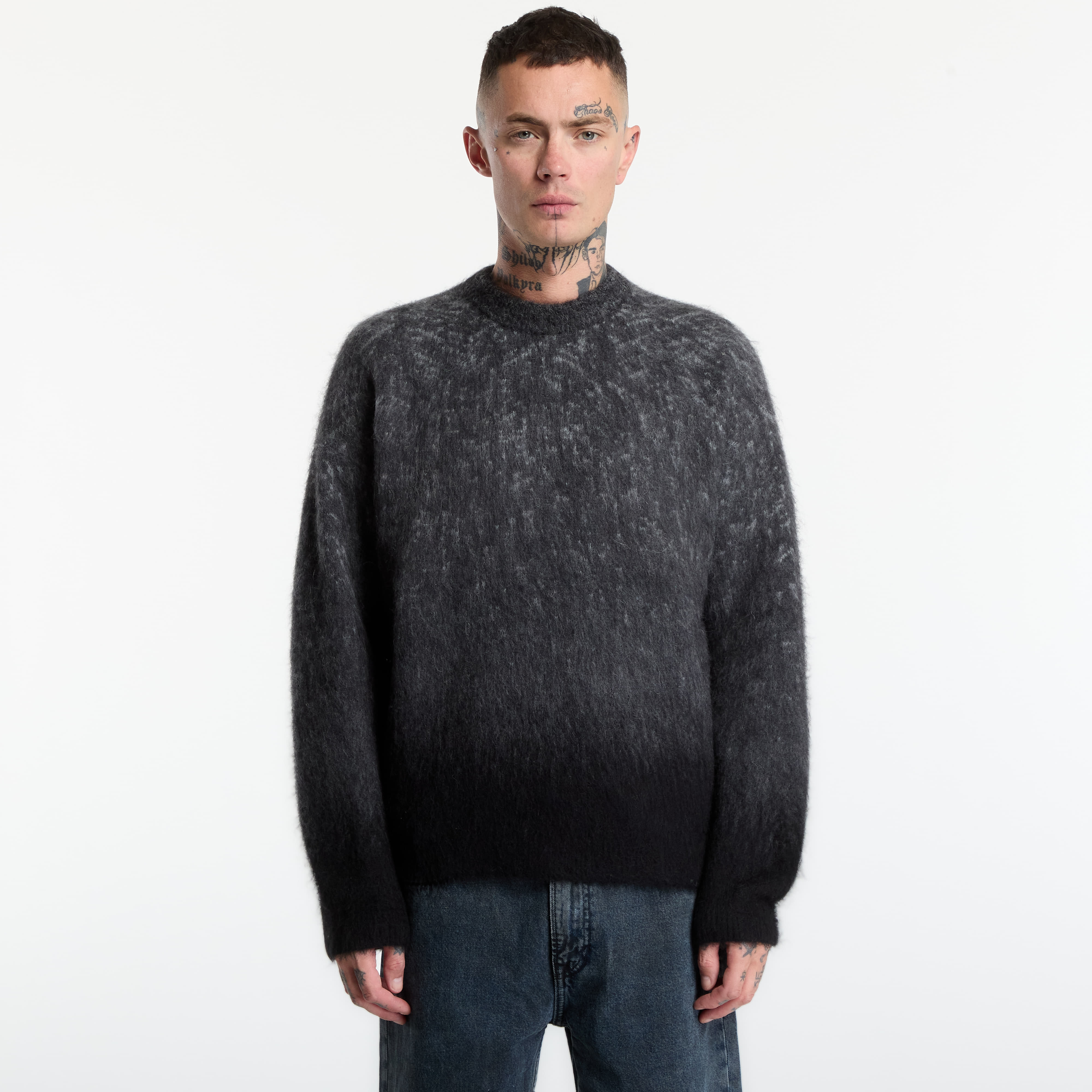 Пуловер Calvin Klein Jeans Ls Brushed Alpaca Om Black L