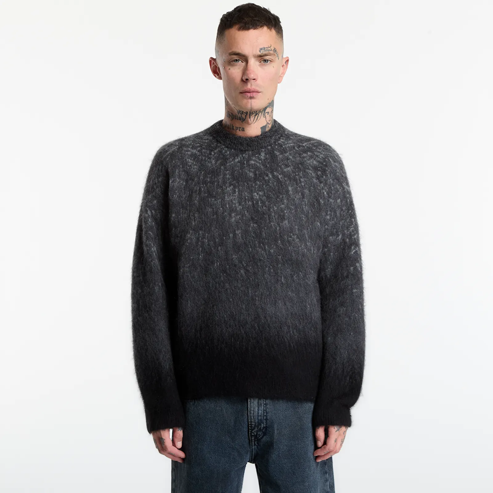 Villapaidat Calvin Klein Jeans Ls Brushed Alpaca Om Black