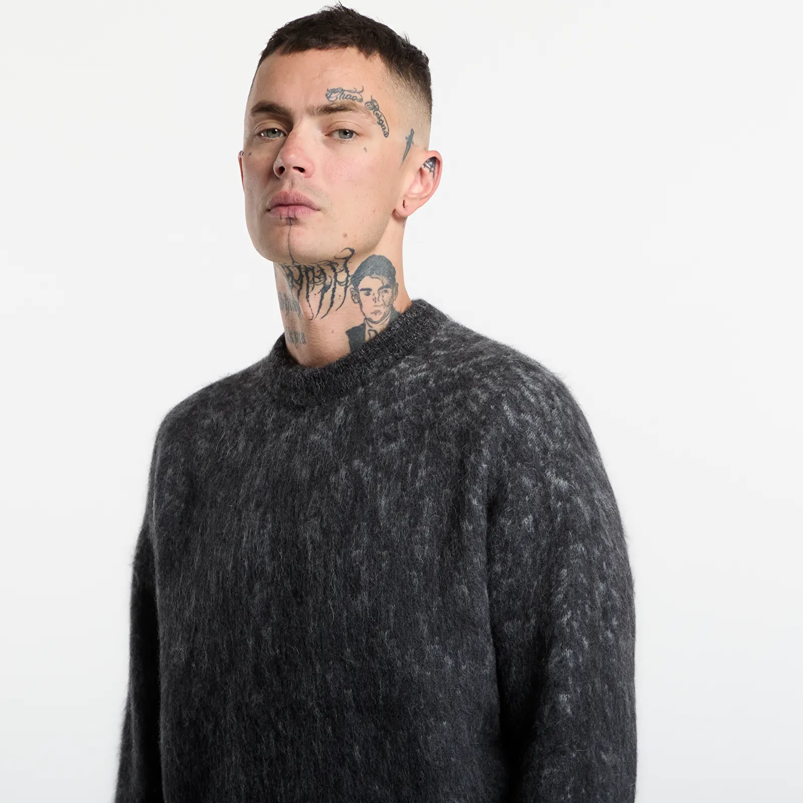 Villapaidat Calvin Klein Jeans Ls Brushed Alpaca Om Black