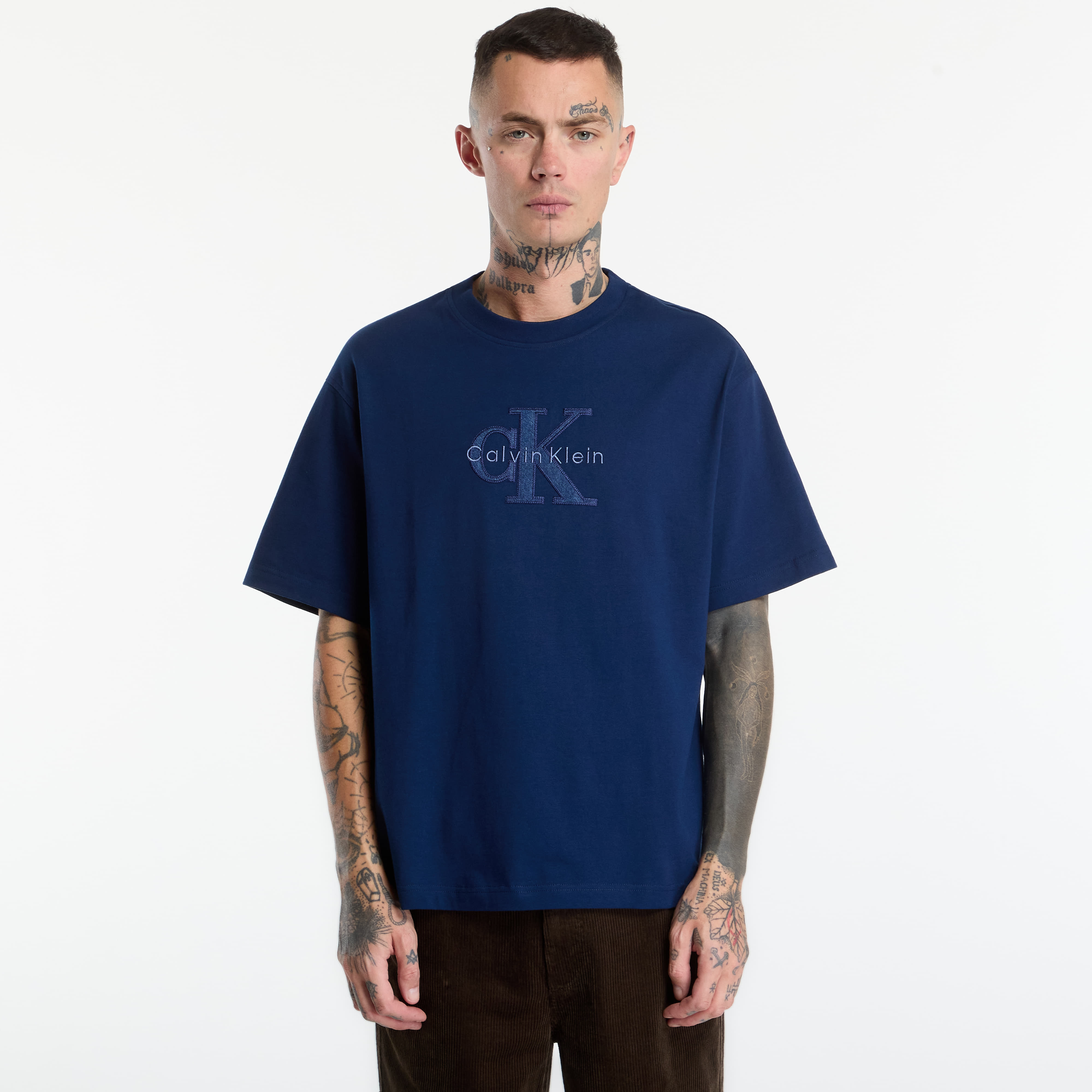 Tricou Calvin Klein Jeans Ss Relaxed 16s Denim Ws Blue S
