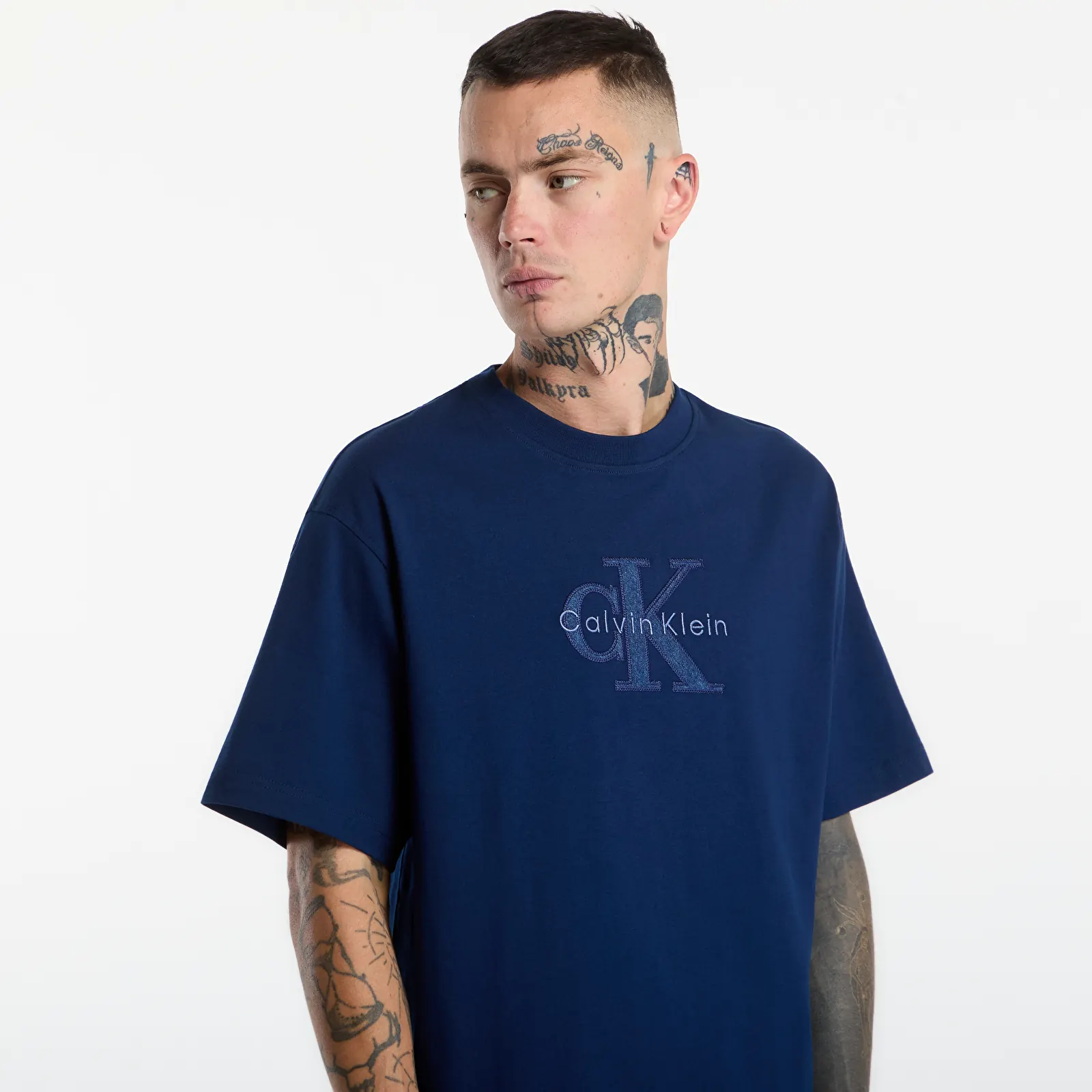 T-shirts Calvin Klein Jeans Ss Relaxed 16s Denim Ws Blue