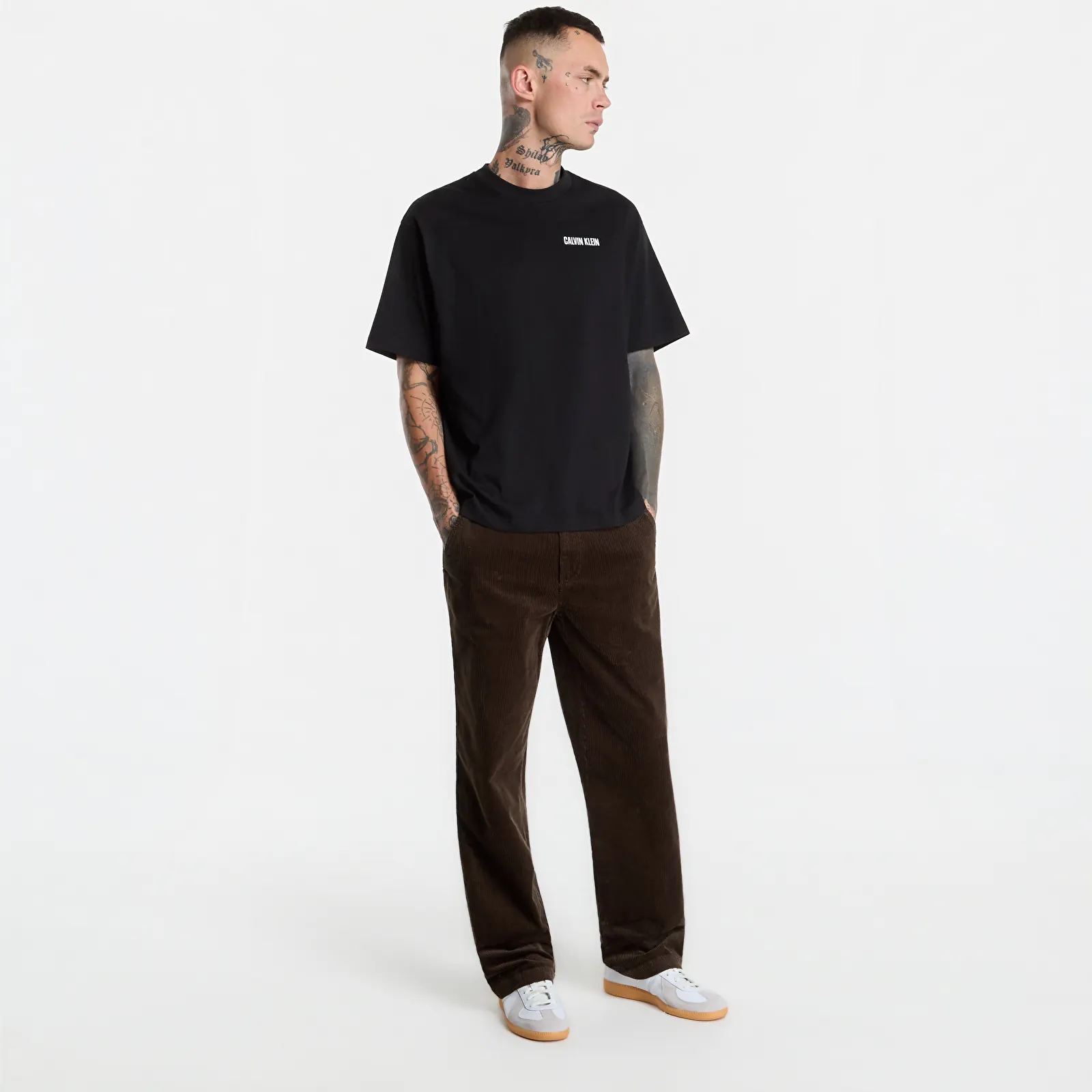 T-shirts Calvin Klein Jeans Ss Rlx 20s Calvin Or Black