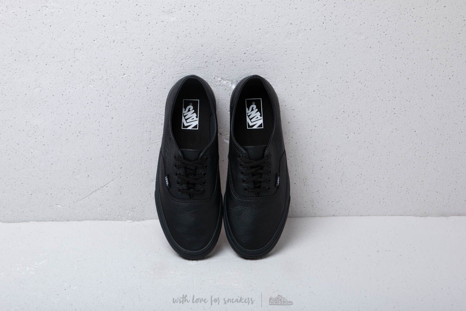 Men's shoes Vans Authentic Decon Premium Leather Black/Black