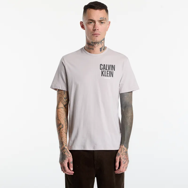 Calvin Klein Jeans Ss 30s Eu Block Font Grey