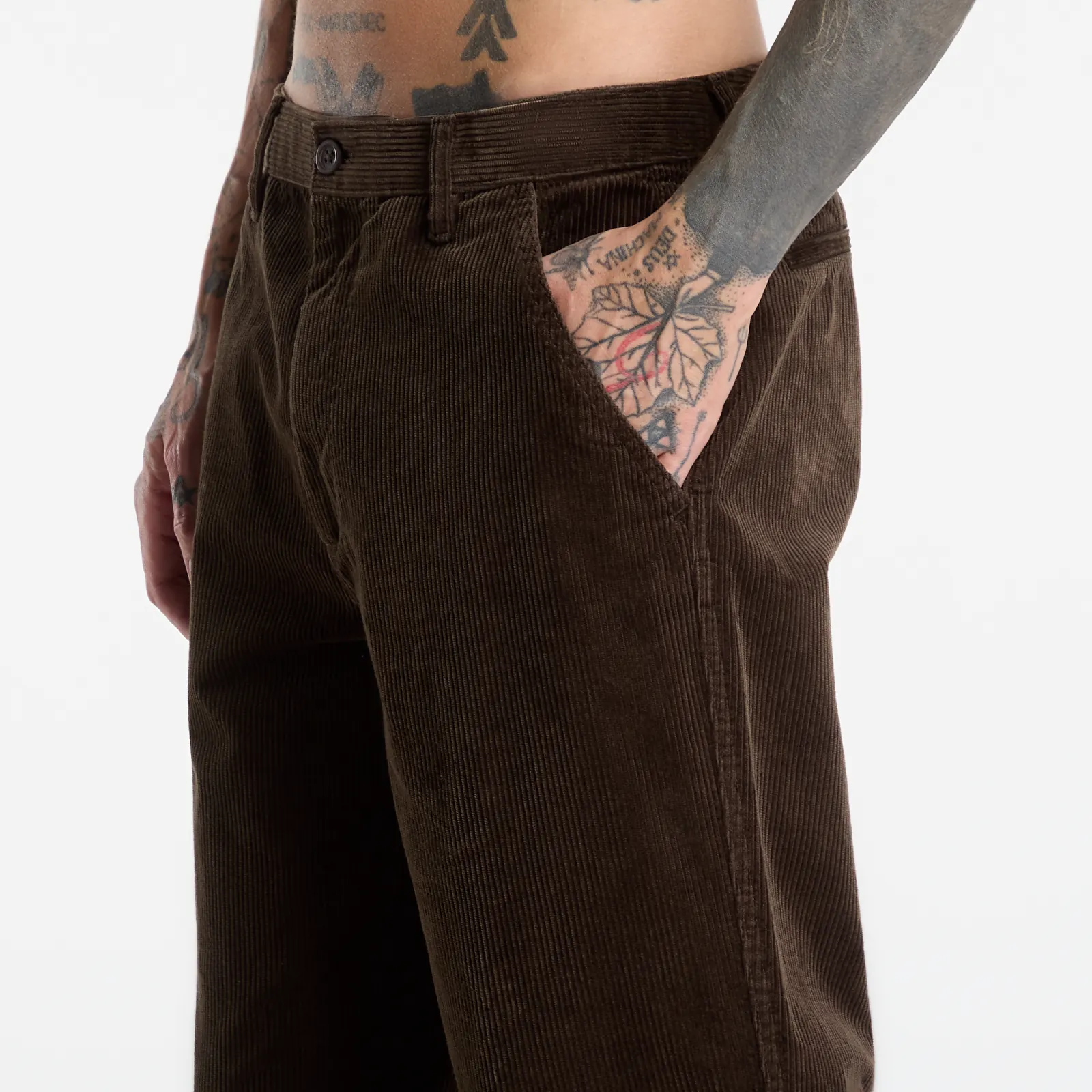 Pants Calvin Klein Jeans 90s Straight Corduro Dark Coffee