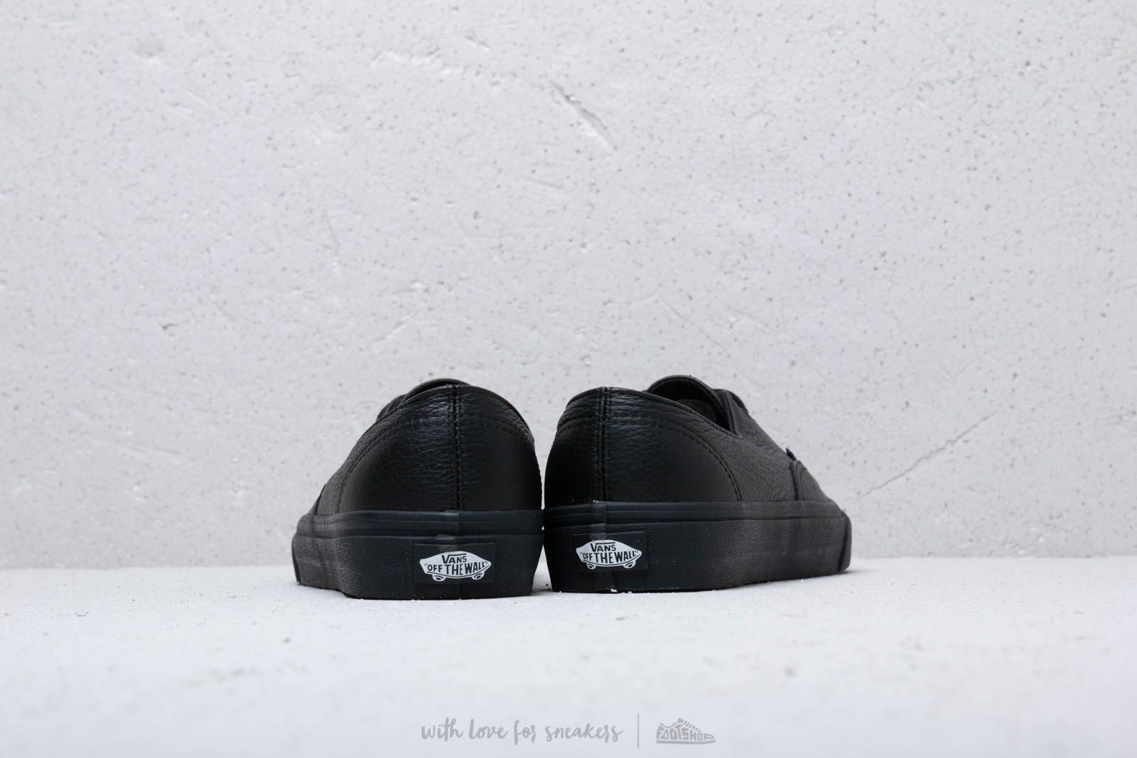Men's shoes Vans Authentic Decon Premium Leather Black/Black