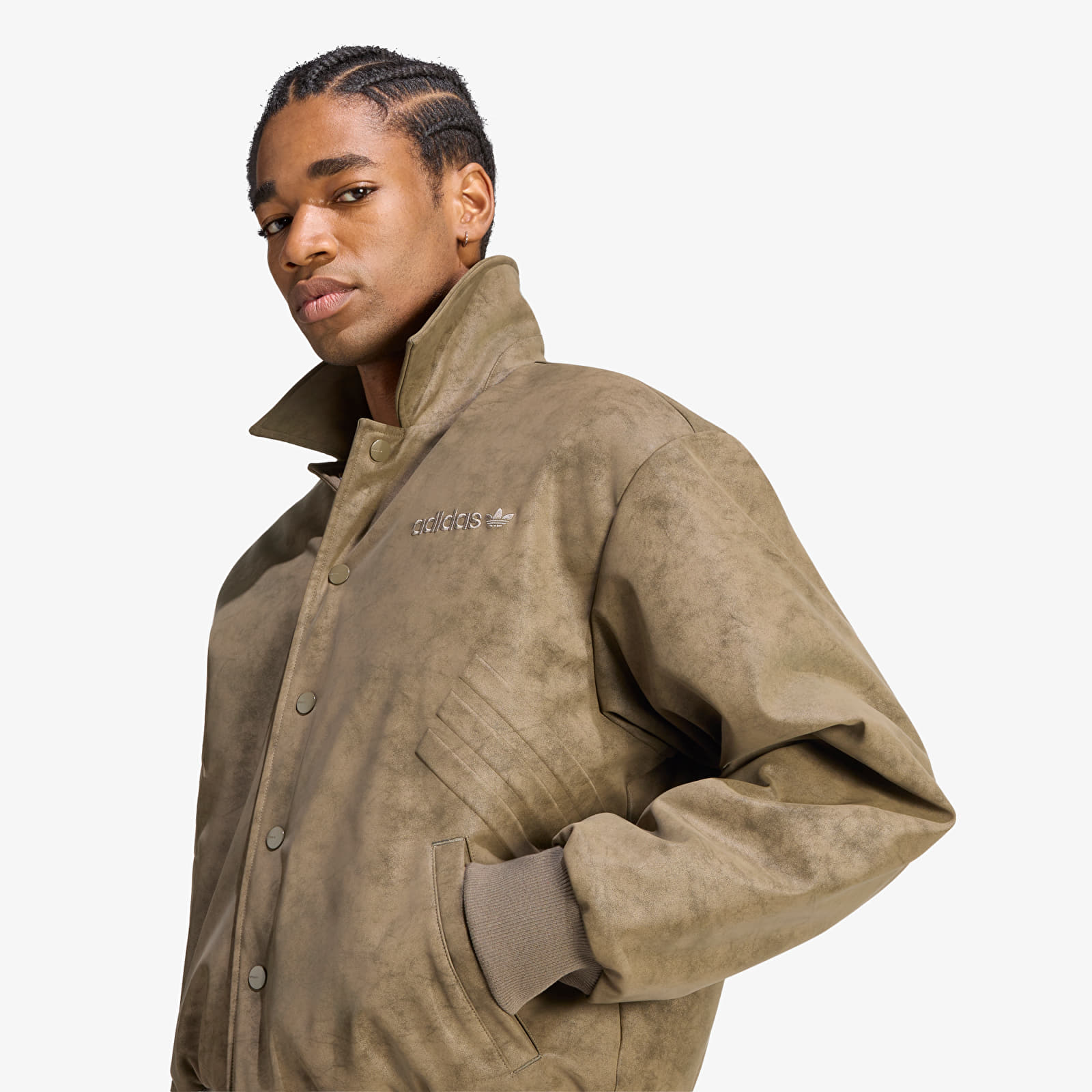 Jaquetas Bomber adidas Cutline Pleather Jacket Branch