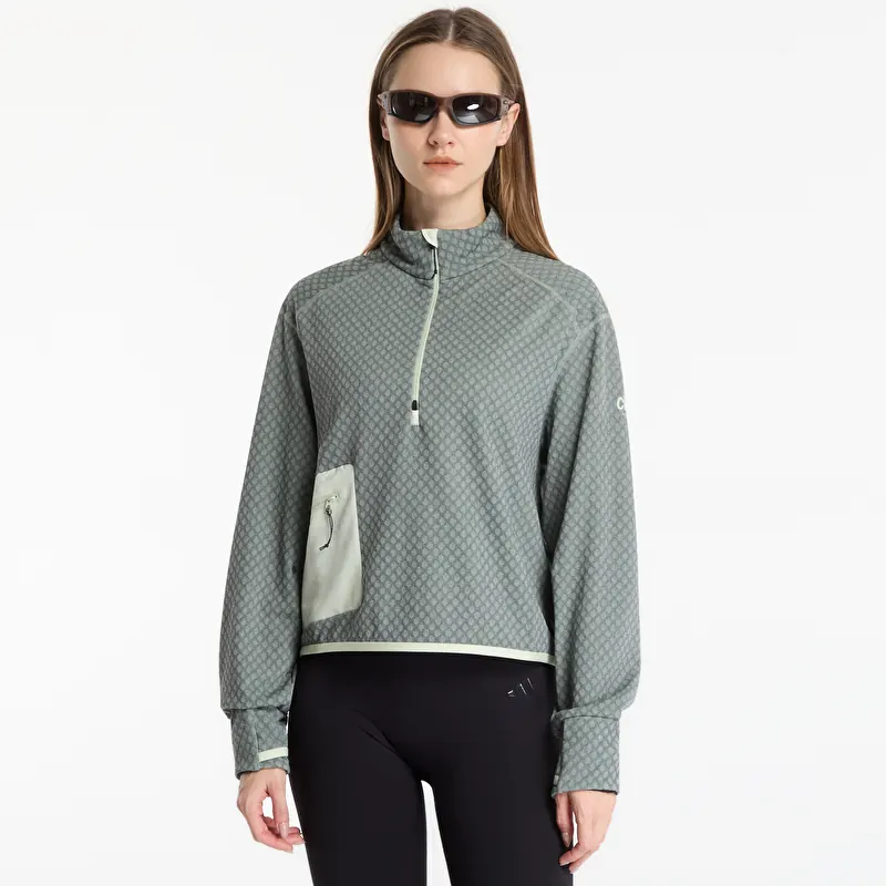 Sweatshirt Ciele Athletics W VLV Halfzip Light Moss
