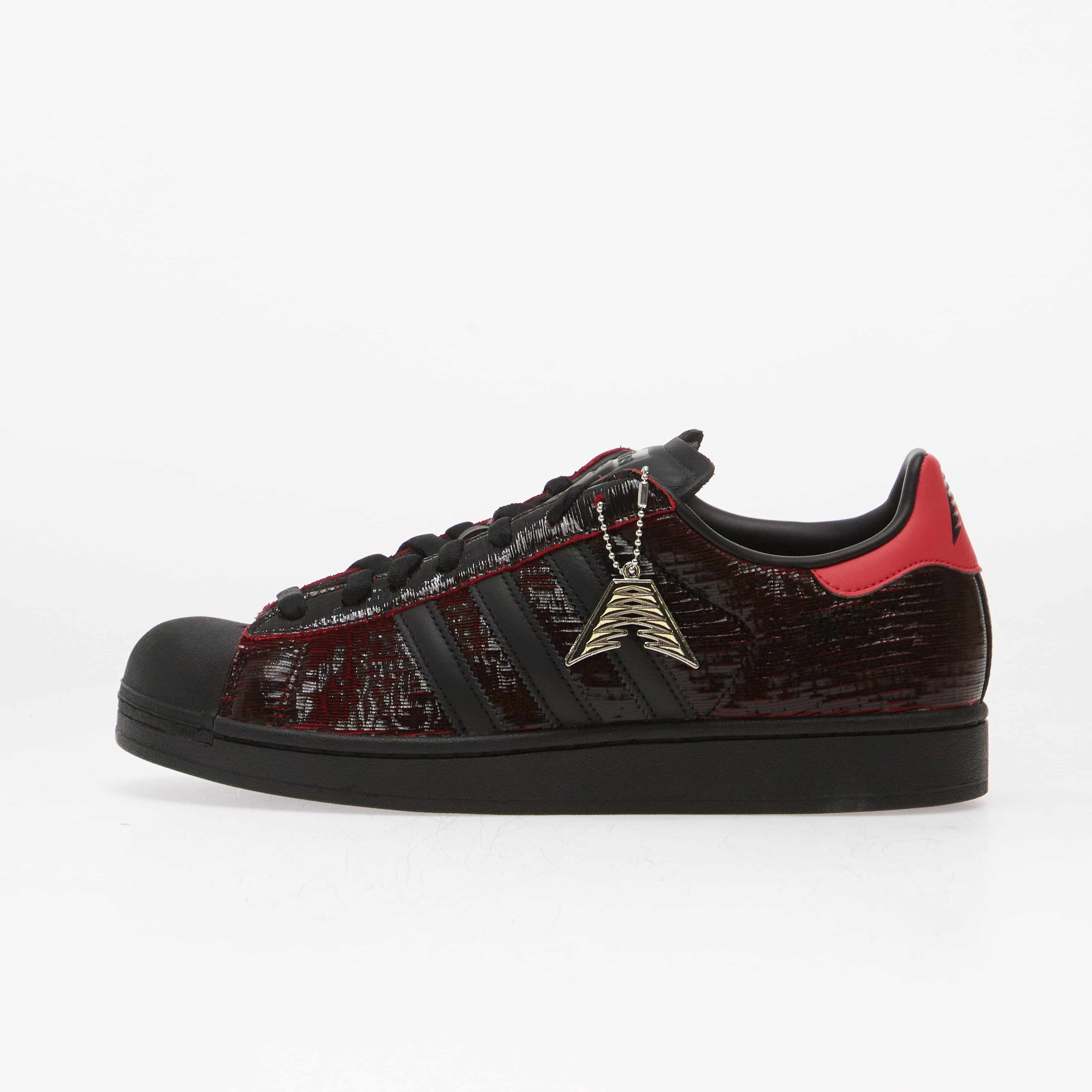 Sneakers adidas x Anthony Edwards Superstar II Core Black/ Pure Ruby/ Silver Met. UK 4.5