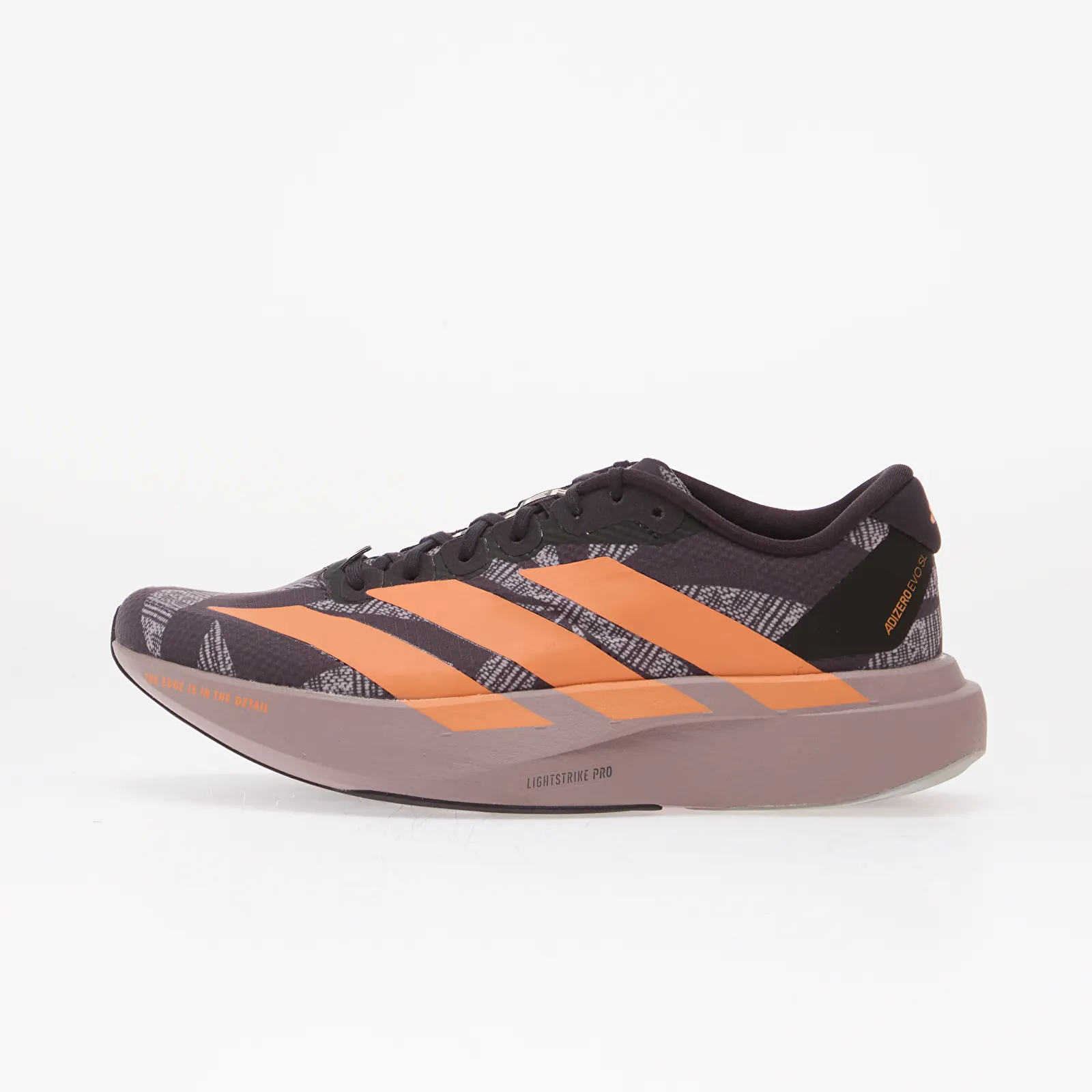 Sneakersy adidas x Labrum Adizero EVO SL Aurora Black/ Easy Orange/ Preloved Fig