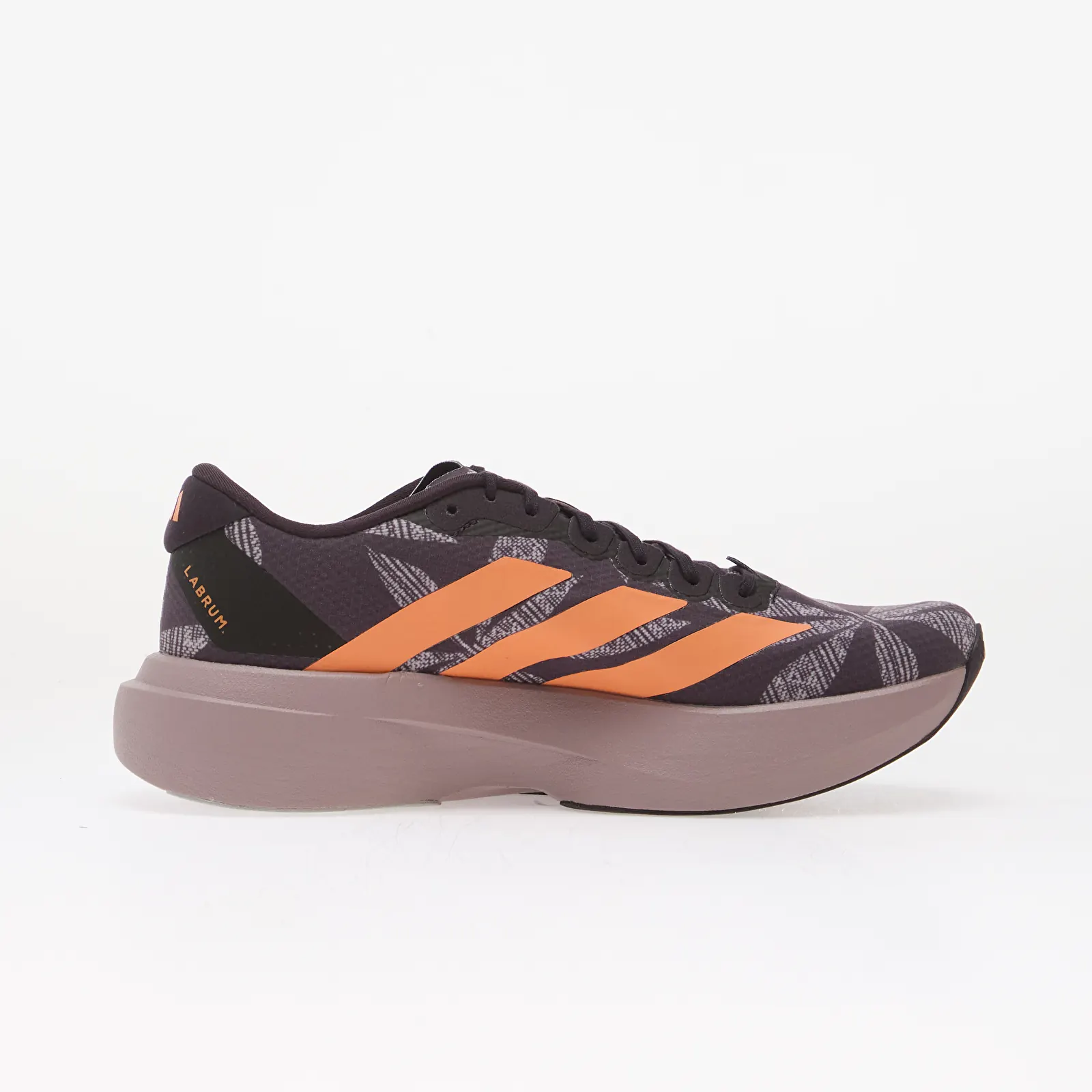 Sneakersy adidas x Labrum Adizero EVO SL Aurora Black/ Easy Orange/ Preloved Fig