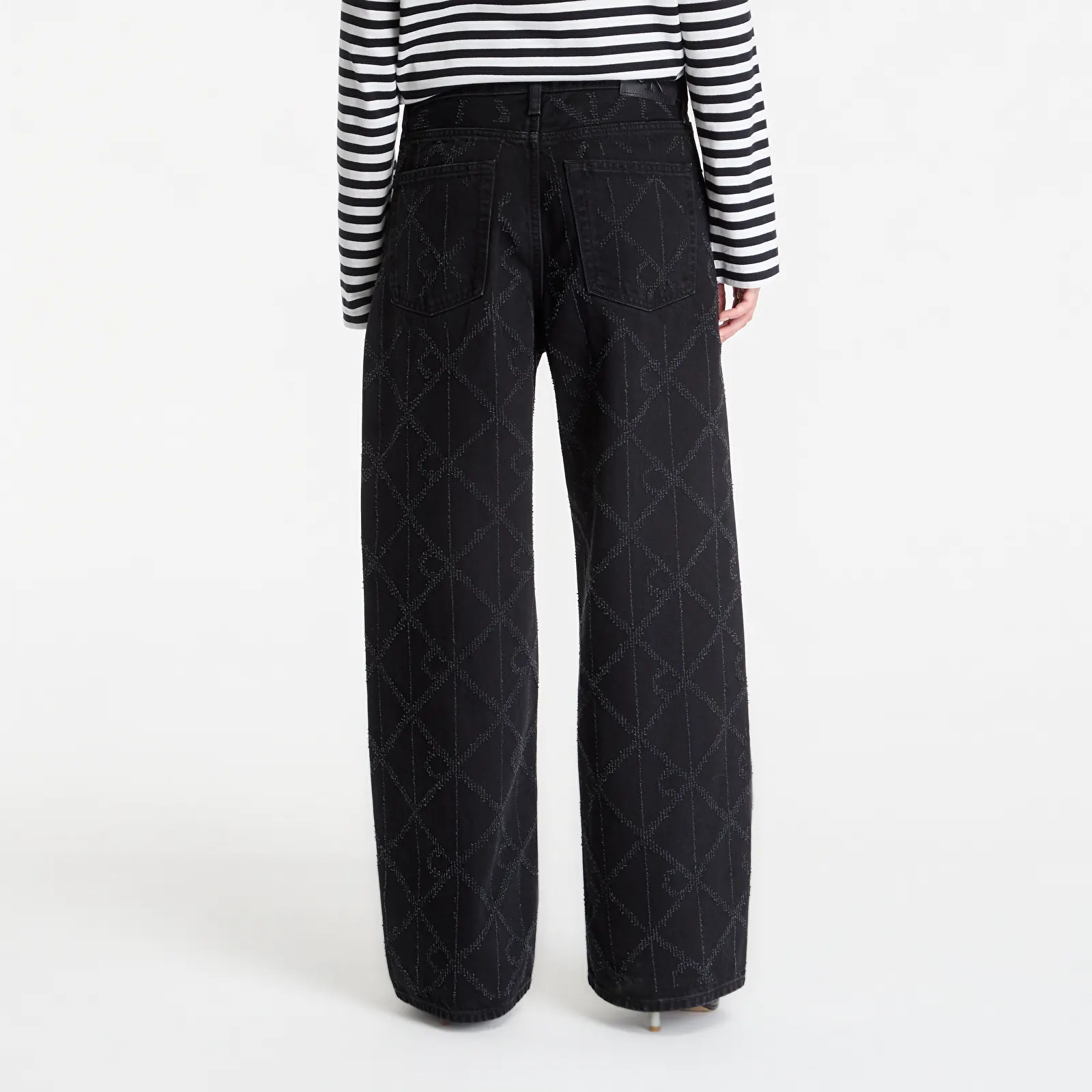 Jeans hlače Calvin Klein Low Rise Baggy Blue