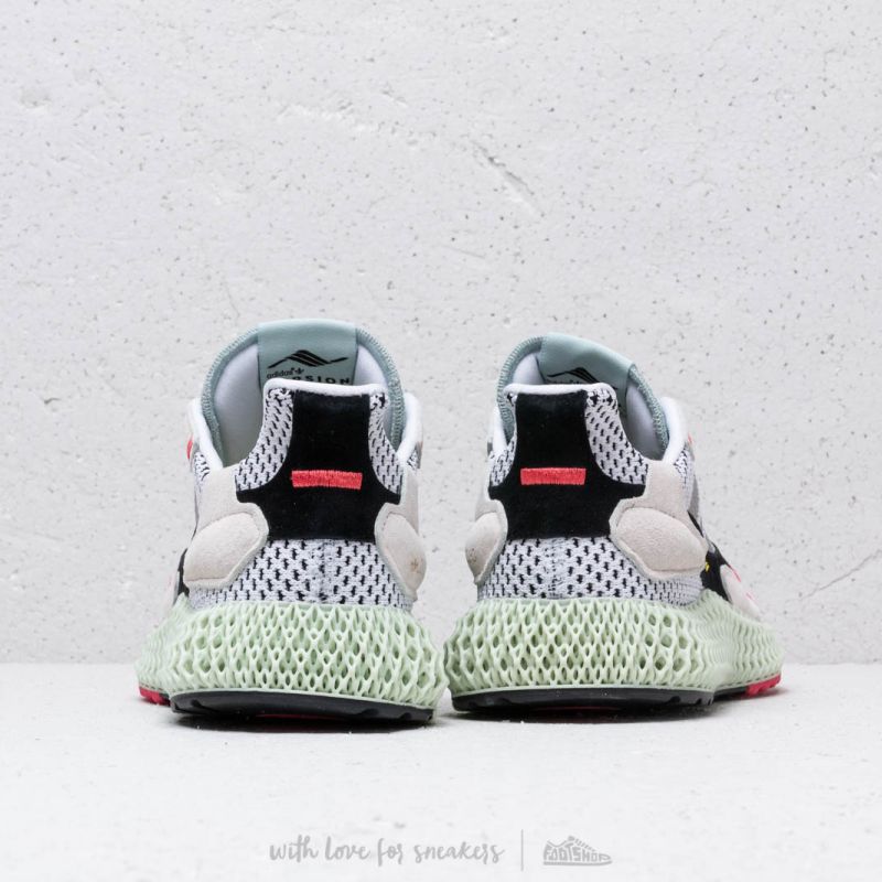 adidas Consortium ZX 4000 4D Ftw White/ Grey Two/ Linen Green