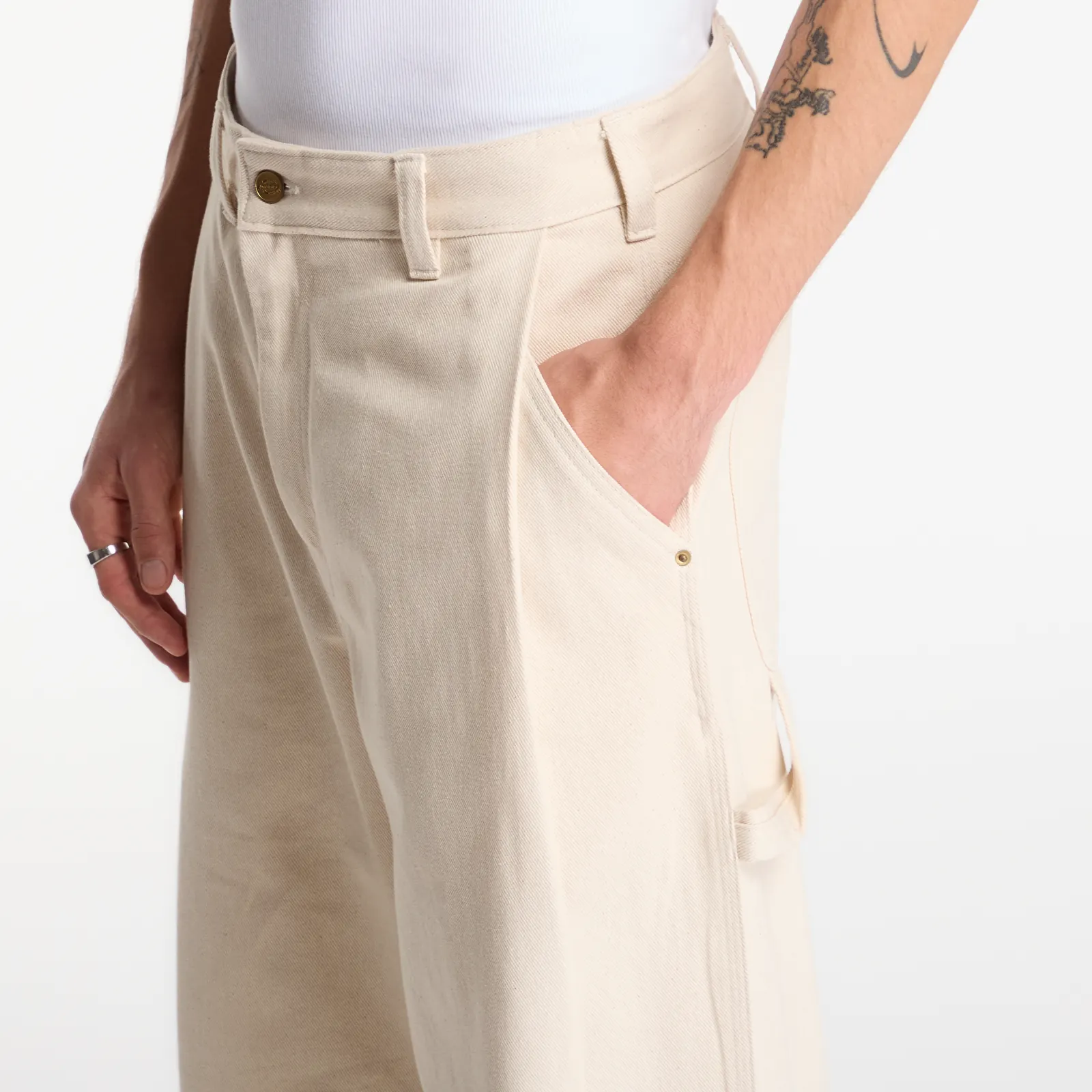 Pants Dickies Mcnary Cavalry Twill Carpenter Pant Beige