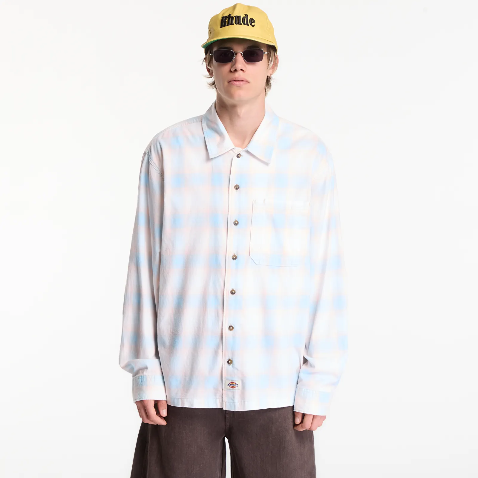 Camisas Dickies Gulfport Flannel Shirt Bone